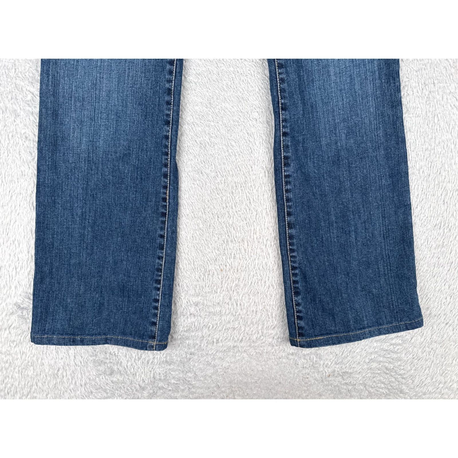 Talbots VINTAGE Talbots Women Jeans Bootcut 28x29 Mid Rise Blue Denim Distressed Casual Size 27" / US 4 / IT 40 - 2 Thumbnail