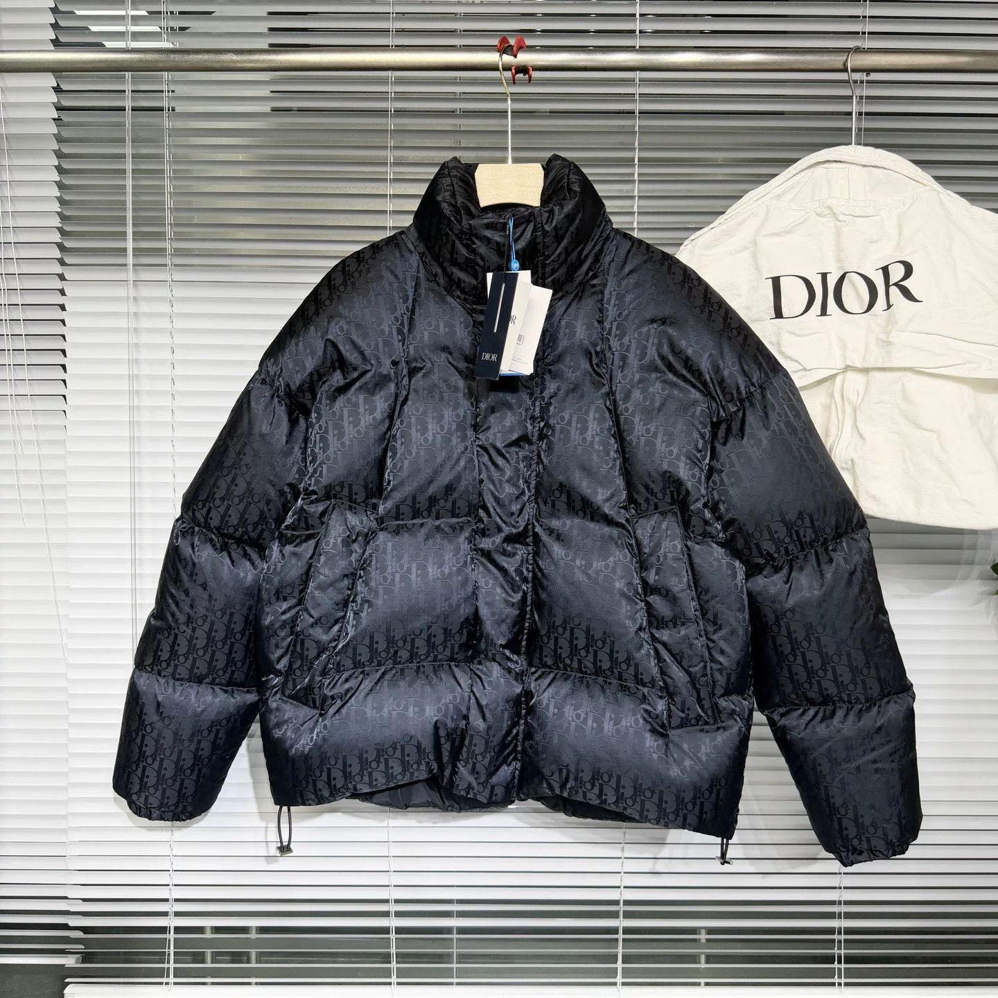 Dior Dior Oblique Quilted Down Jacket Black Size US XXL / EU 58 / 5 - 1 Thumbnail