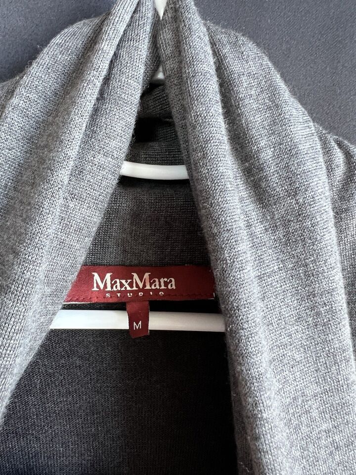 Max Mara Max Mara Women's Long Cardigan Fine Wool Gray Size M Size M / US 6-8 / IT 42-44 - 12 Thumbnail