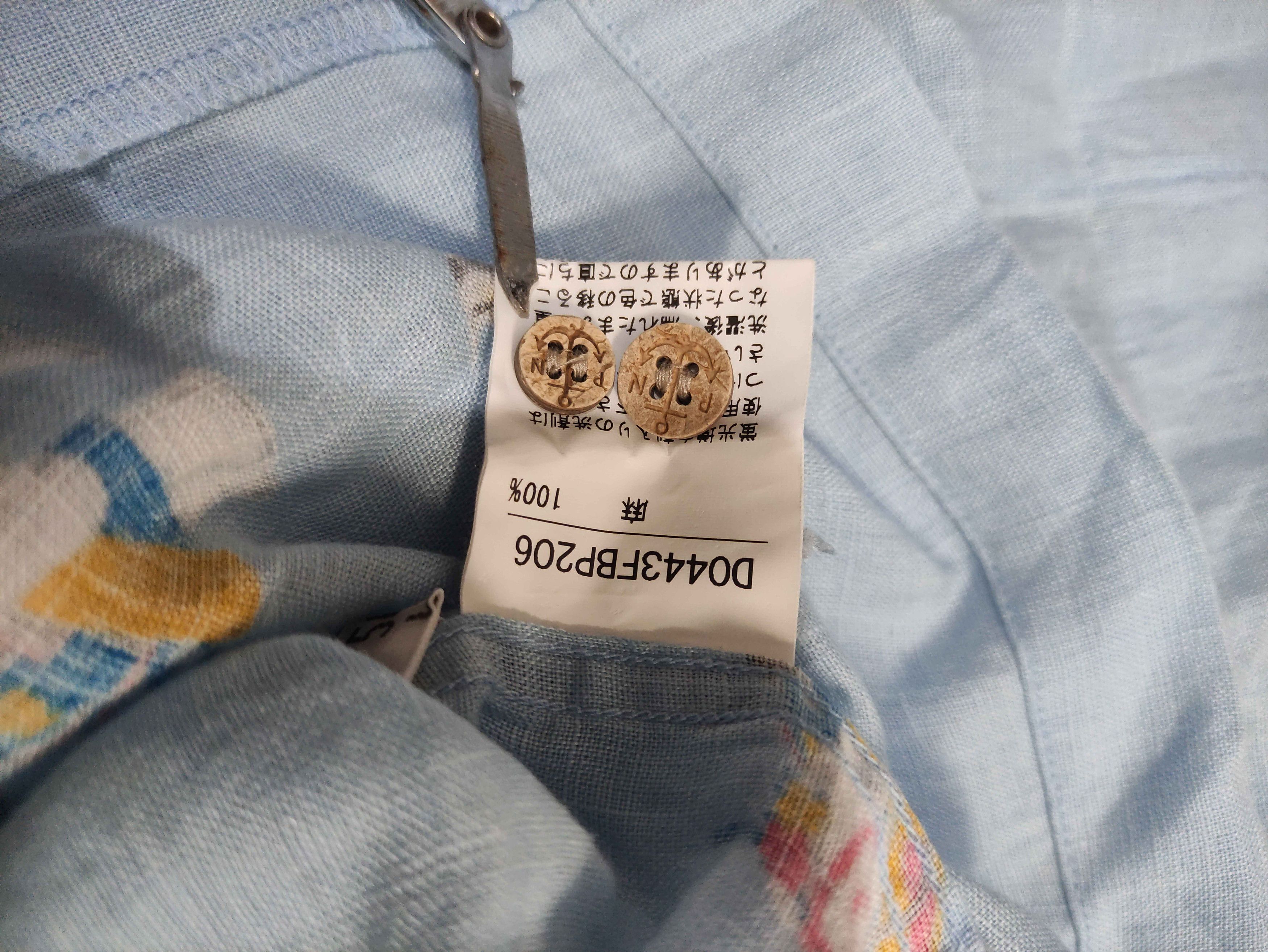Japanese Brand Papas Diving Bear Print Open Collar Short Sleeve Shirt Size US M / EU 48-50 / 2 - 8 Thumbnail