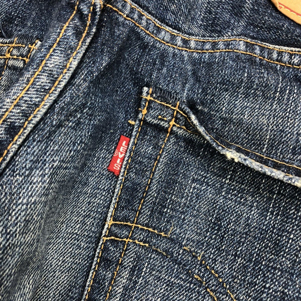 Levi's × Levi's Vintage Clothing 🇯🇵 90’s Vintage Levis 502xx Selvedge Faded Distressed Jeans Size US 33 - 14 Thumbnail