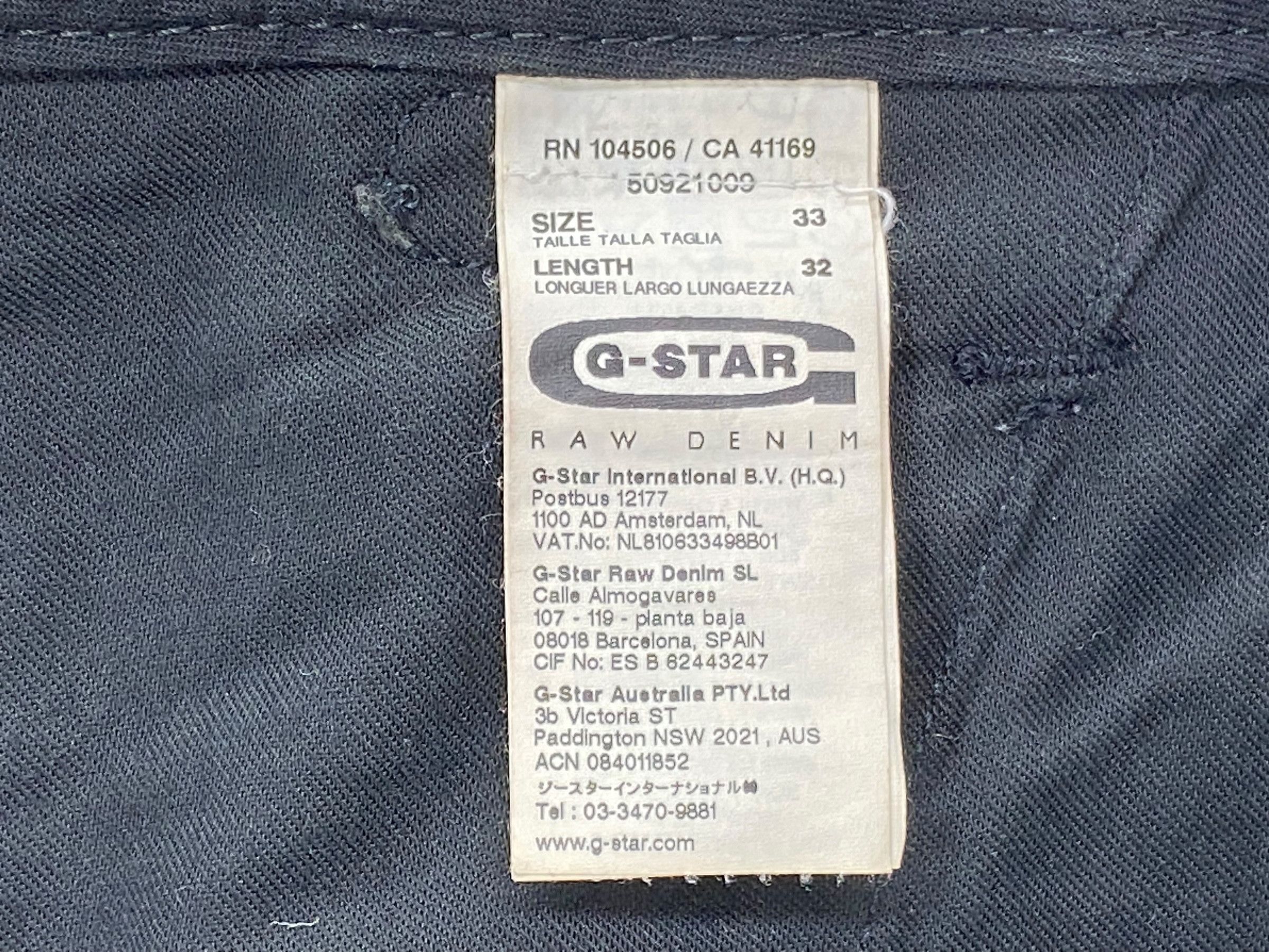 G-Star GStar Raw Jeans Distressed Jeans Pants Size US 32 / EU 48 - 7 Thumbnail