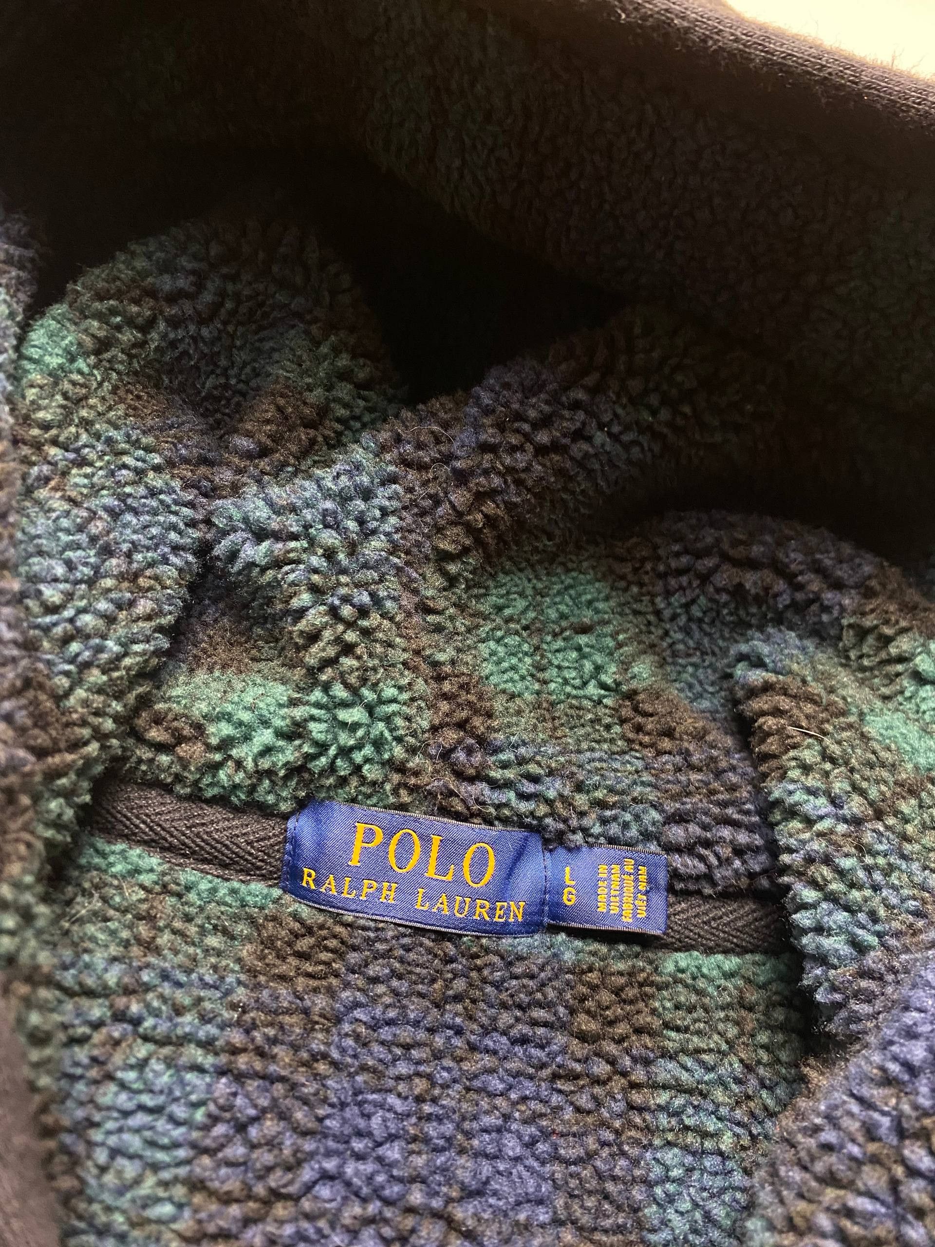 Polo Ralph Lauren Polo Ralph Lauren Teddy Zip Hoodie Size US L / EU 52-54 / 3 - 2 Thumbnail
