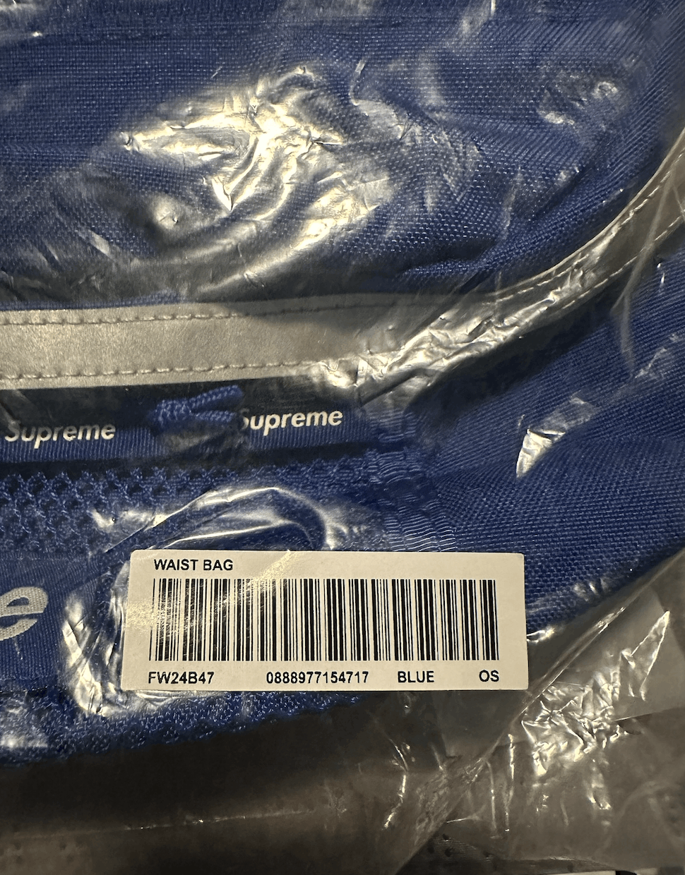 Supreme NWT Surpeme Waist Bag (FW24) - Blue Size ONE SIZE - 6 Thumbnail