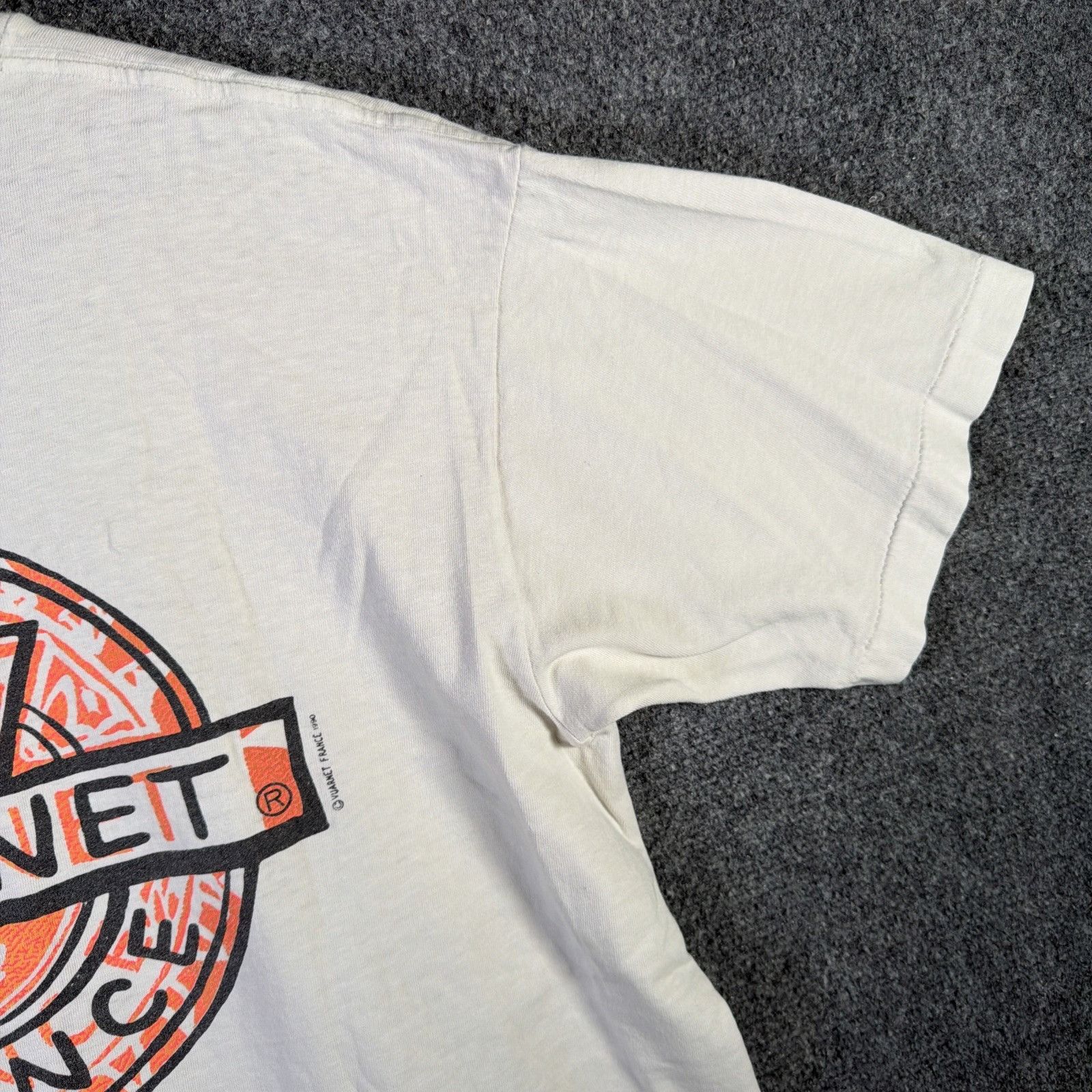 Vuarnet Vintage Vuarnet Shirt Mens Large White 90s France Art Design Size US L / EU 52-54 / 3 - 3 Thumbnail