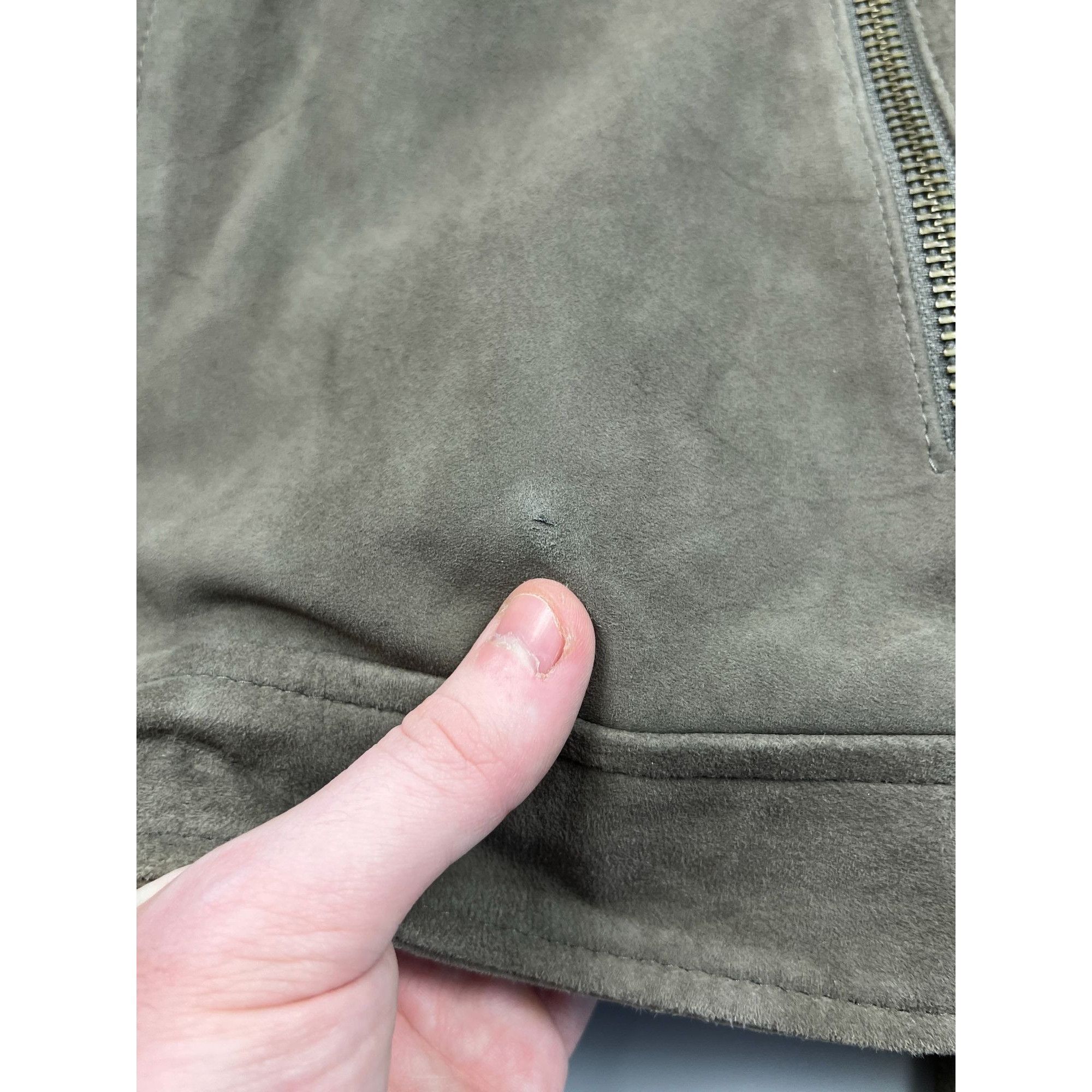 Selected Homme NWT Selected Homme Suede Leather Biker Jacket (Y0744) Size US S / EU 44-46 / 1 - 4 Thumbnail