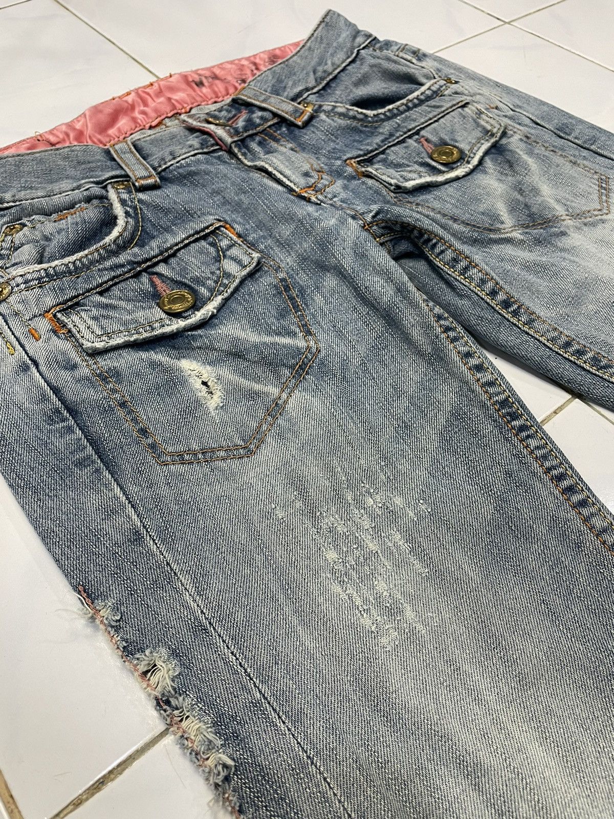 If Six Was Nine Flared Japanese Brand Jeans Size US 29 - 6 Thumbnail