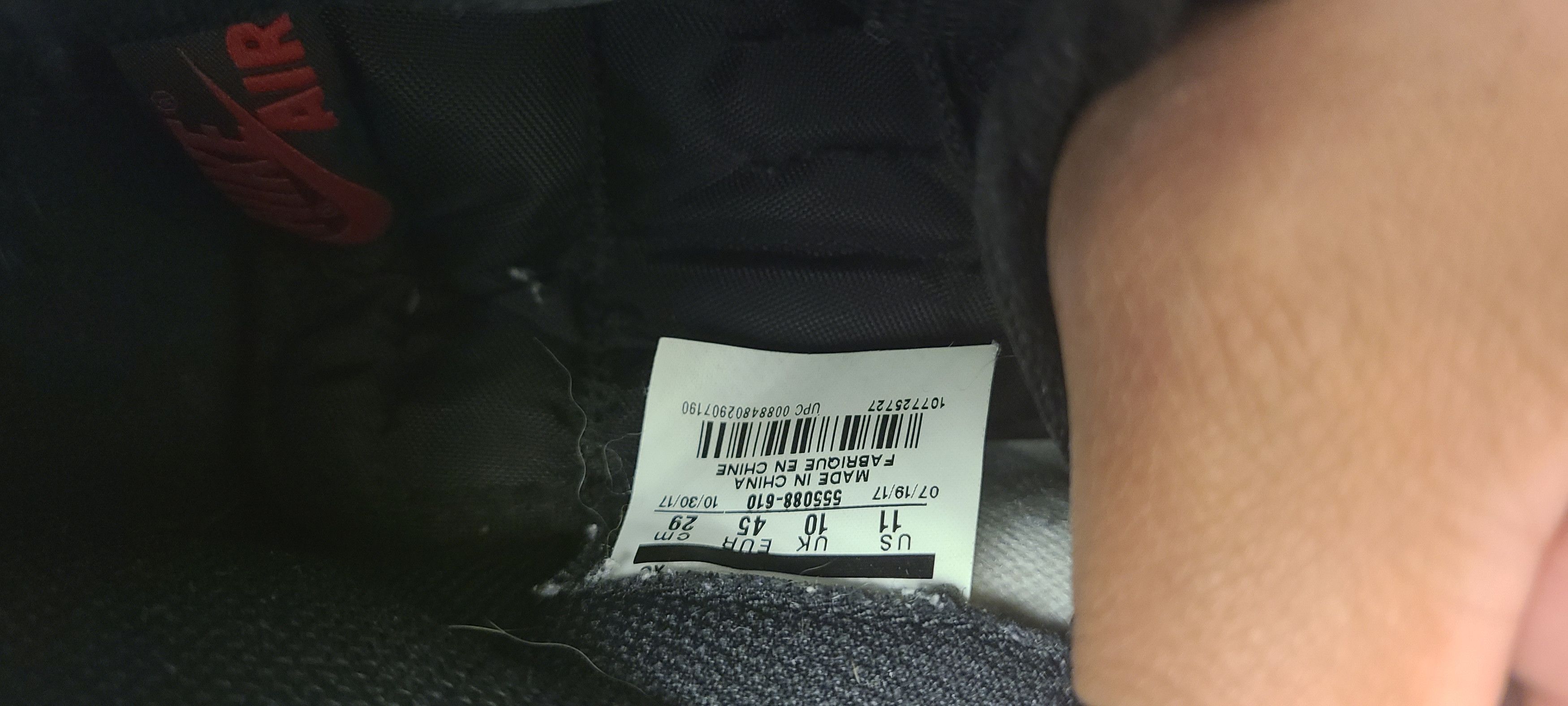 Jordan Brand Jordan 1 Bred Toe Size US 11 / EU 44 - 8 Thumbnail