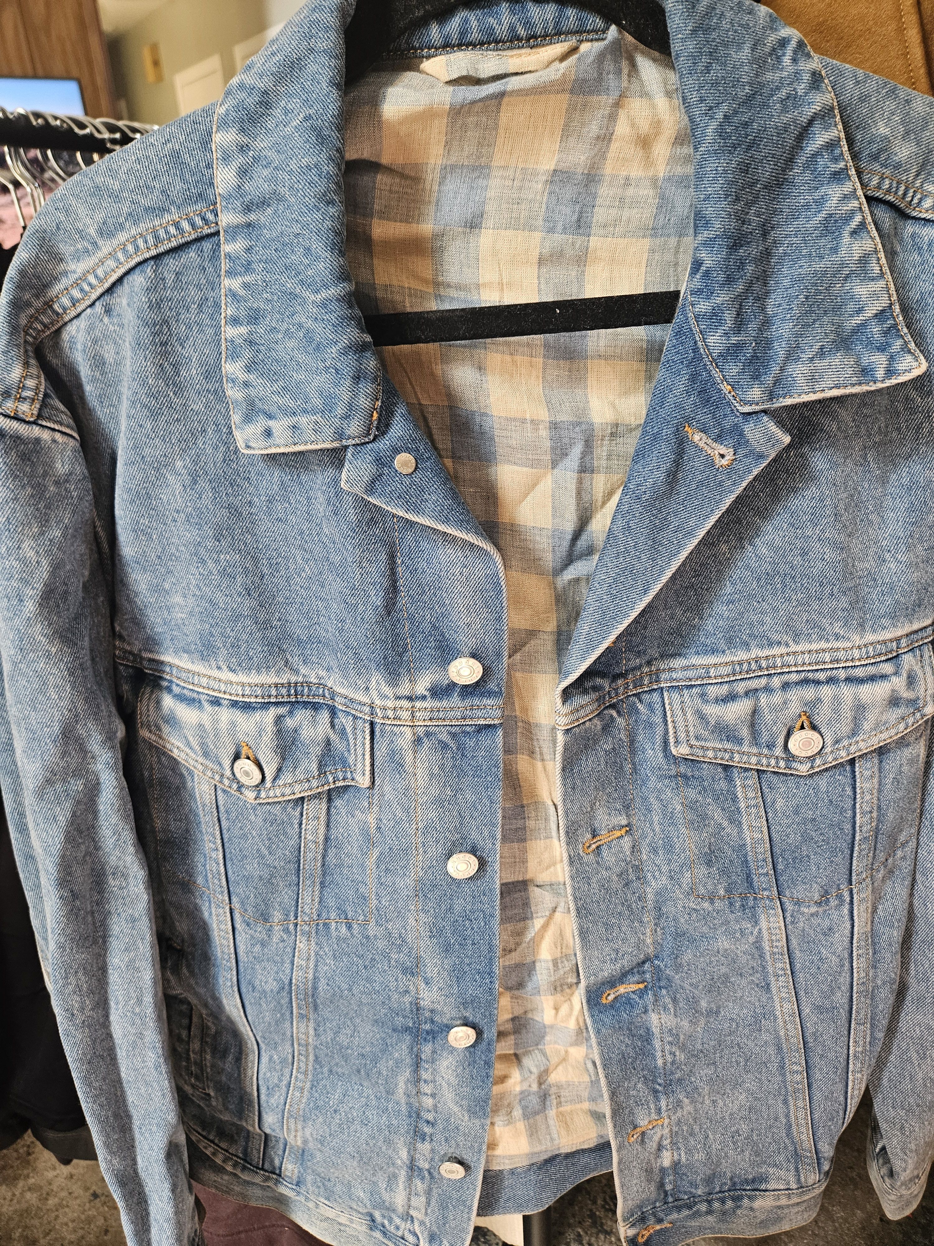 Gucci Cruise 2020 Lyre Embroidered Denim Jacket 44 in Blue, Men's (Size Xs)