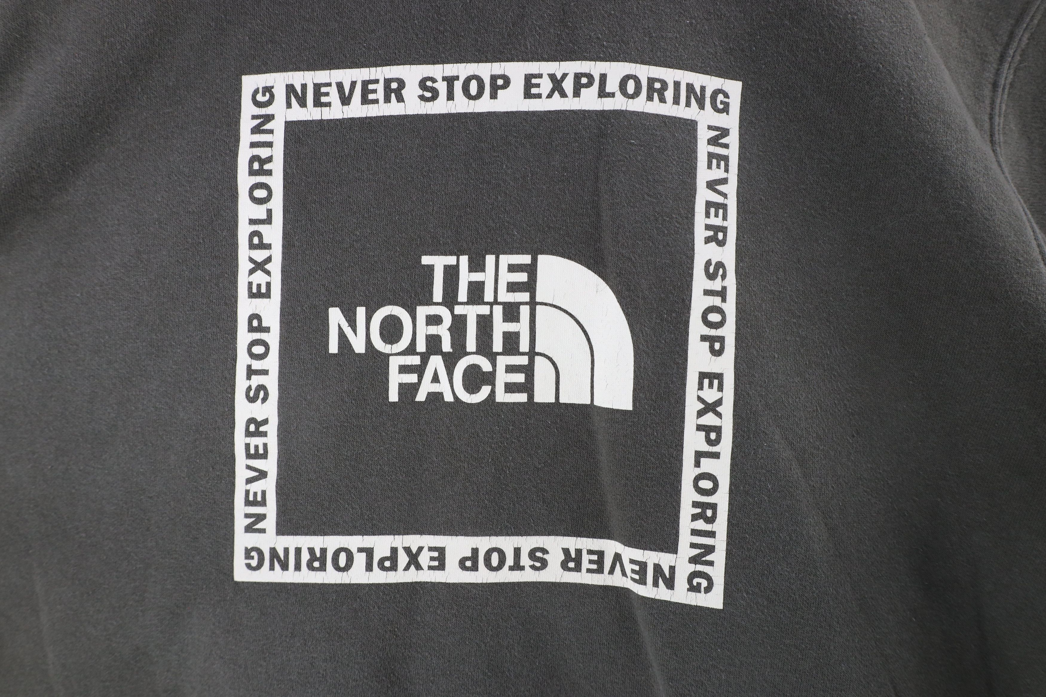 The North Face × Vintage Vintage The North Face Out Big Logo Hoodie Sweatshirt Olive Size US M / EU 48-50 / 2 - 8 Thumbnail