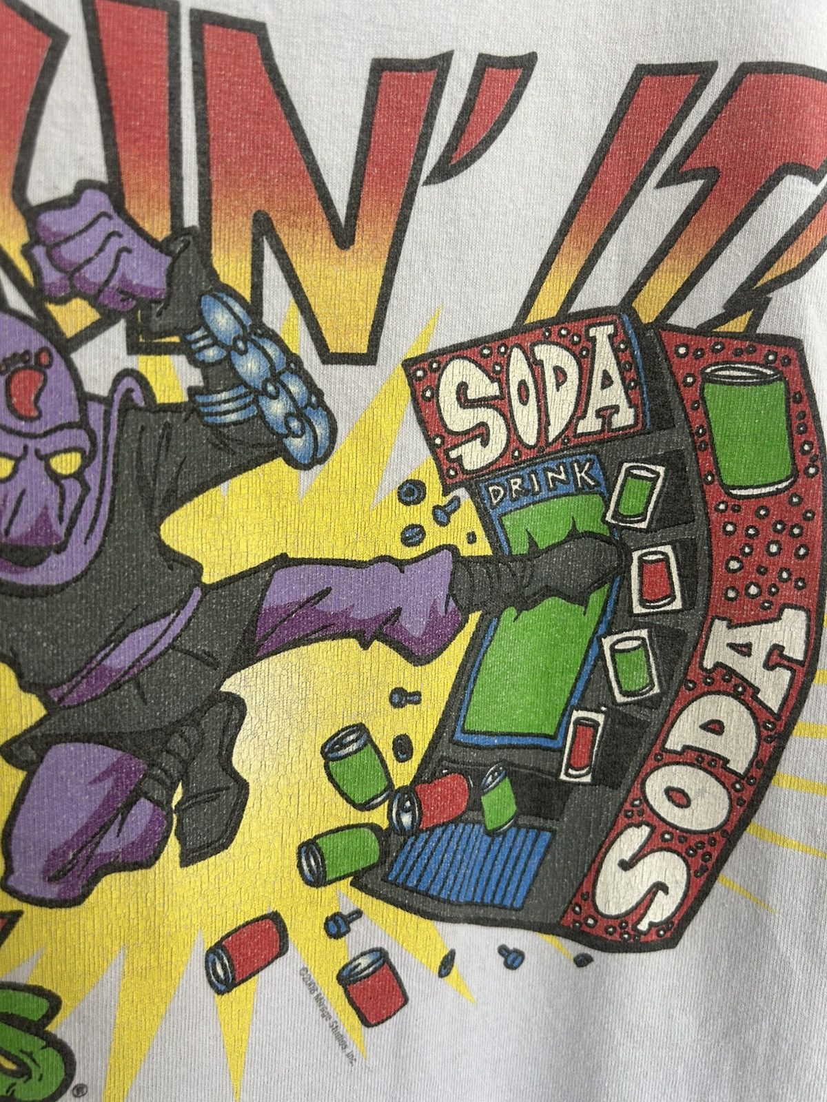 Vintage Vintage TMNT Kickin’ It Foot Clan Graphic Tee Ninja Turtles Size US XXL / EU 58 / 5 - 4 Thumbnail