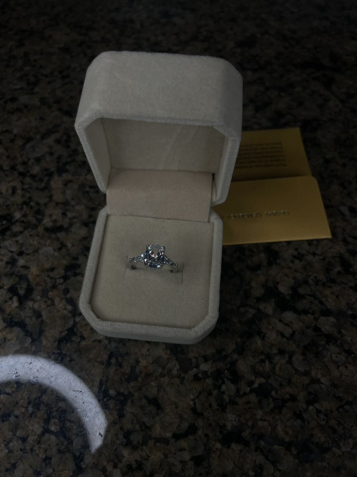 Other Moissanite Diamond Engagement Ring Size ONE SIZE - 3 Thumbnail