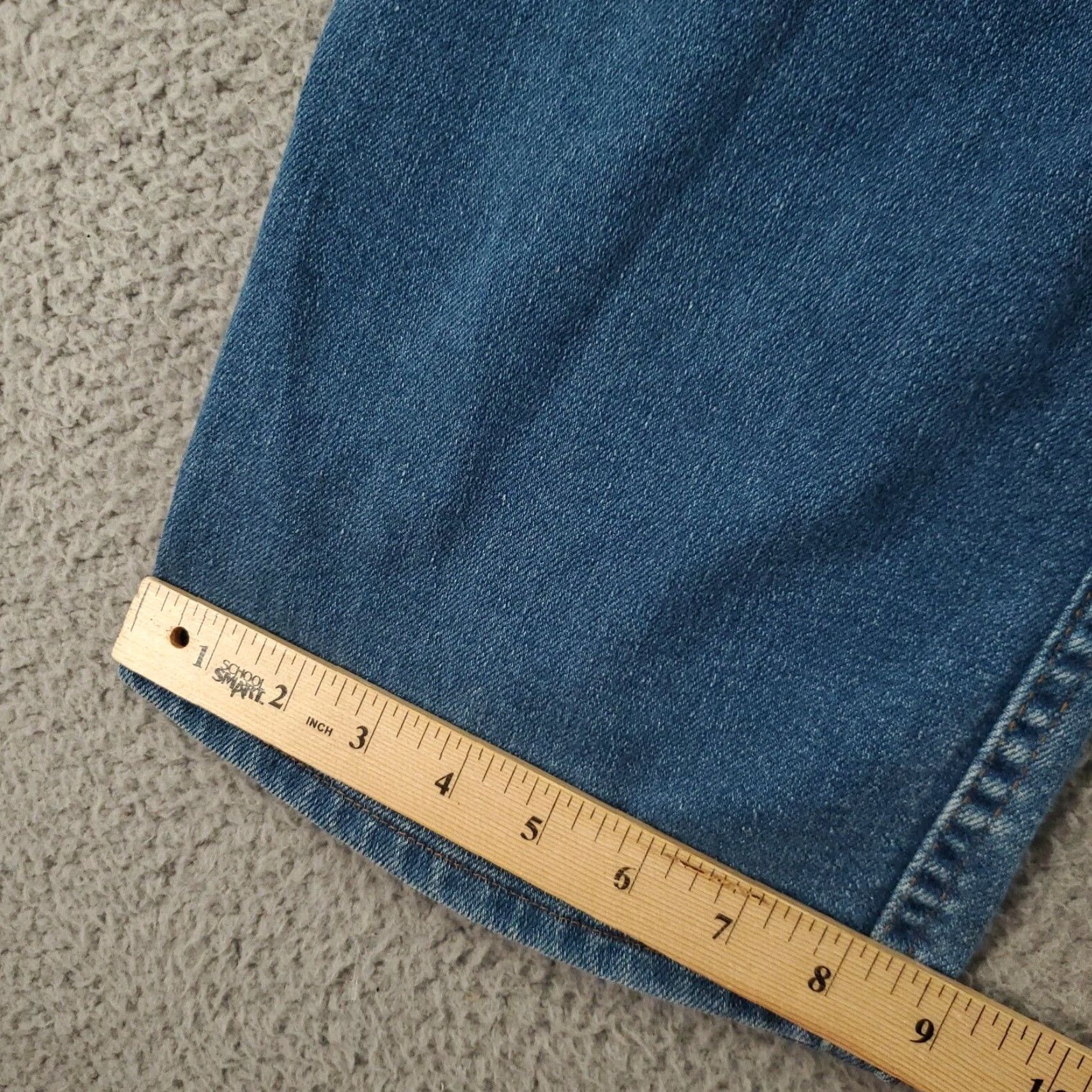 Levi's VINTAGE Levi's Action Jeans Mens 40x32 Blue Distressed 90s Denim 5-Pocket Regular Fit Size US 40 / EU 56 - 6 Thumbnail