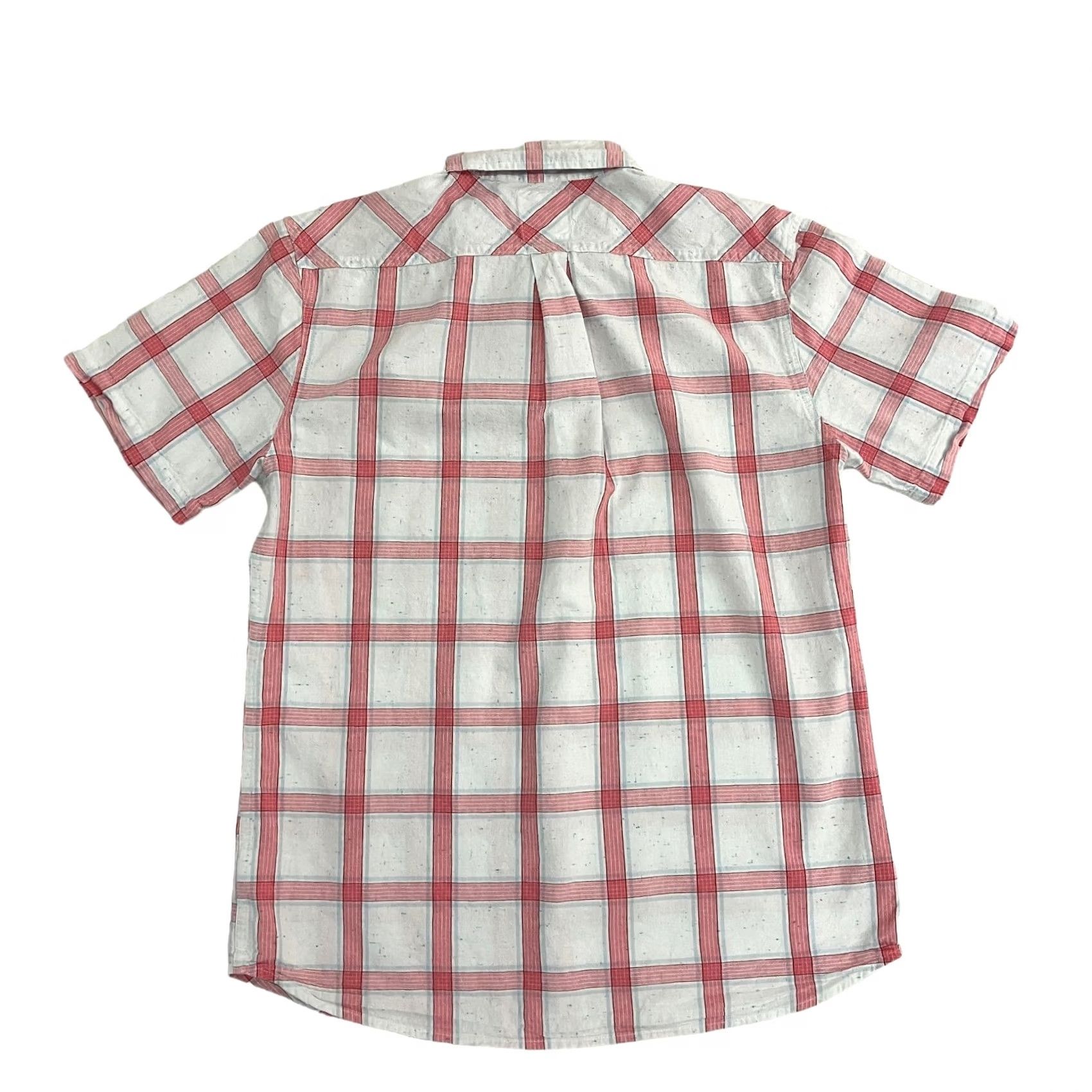 Levi's Levi's Shirt Mens Large Plaid Pink Short Sleeve Button Up Cotton Red Tab Size US L / EU 52-54 / 3 - 4 Thumbnail