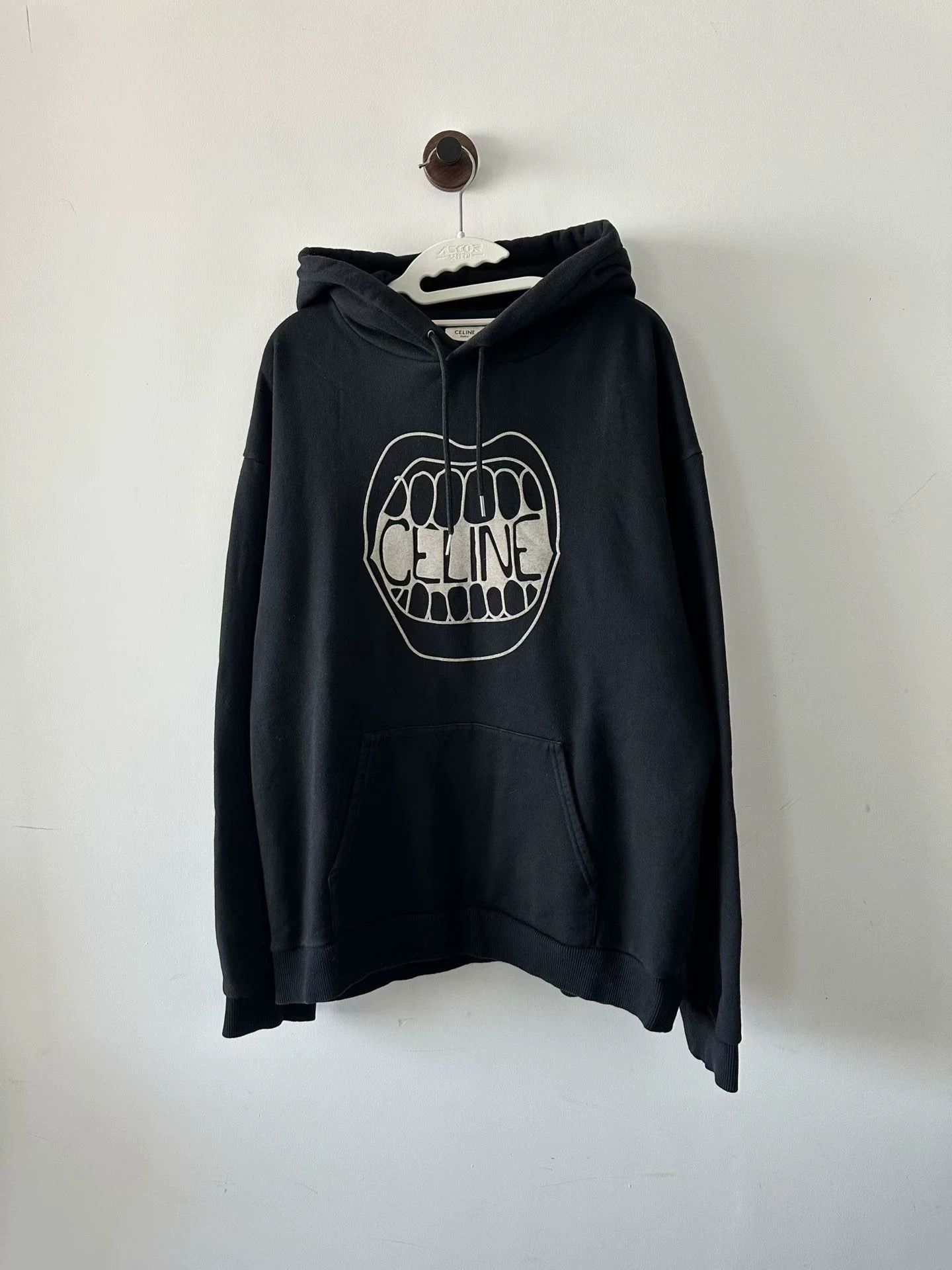 Celine Celine Flocked Hoodie XL Size XL / US 12-14 / IT 48-50 - 1 Thumbnail