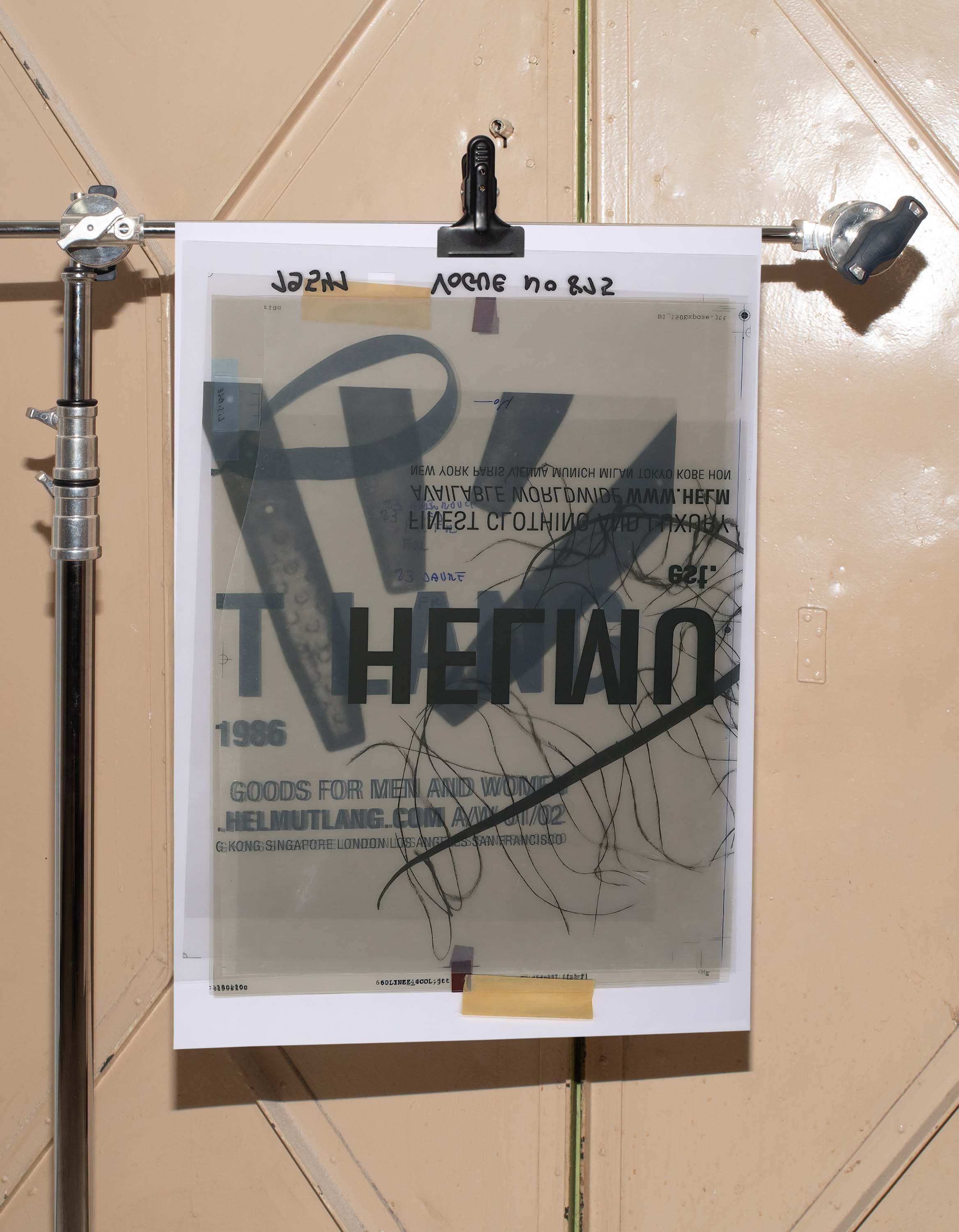 Helmut Lang 90s Helmut Lang Poster Gift Vintage Archive Lookbook Logo Size ONE SIZE - 3 Thumbnail