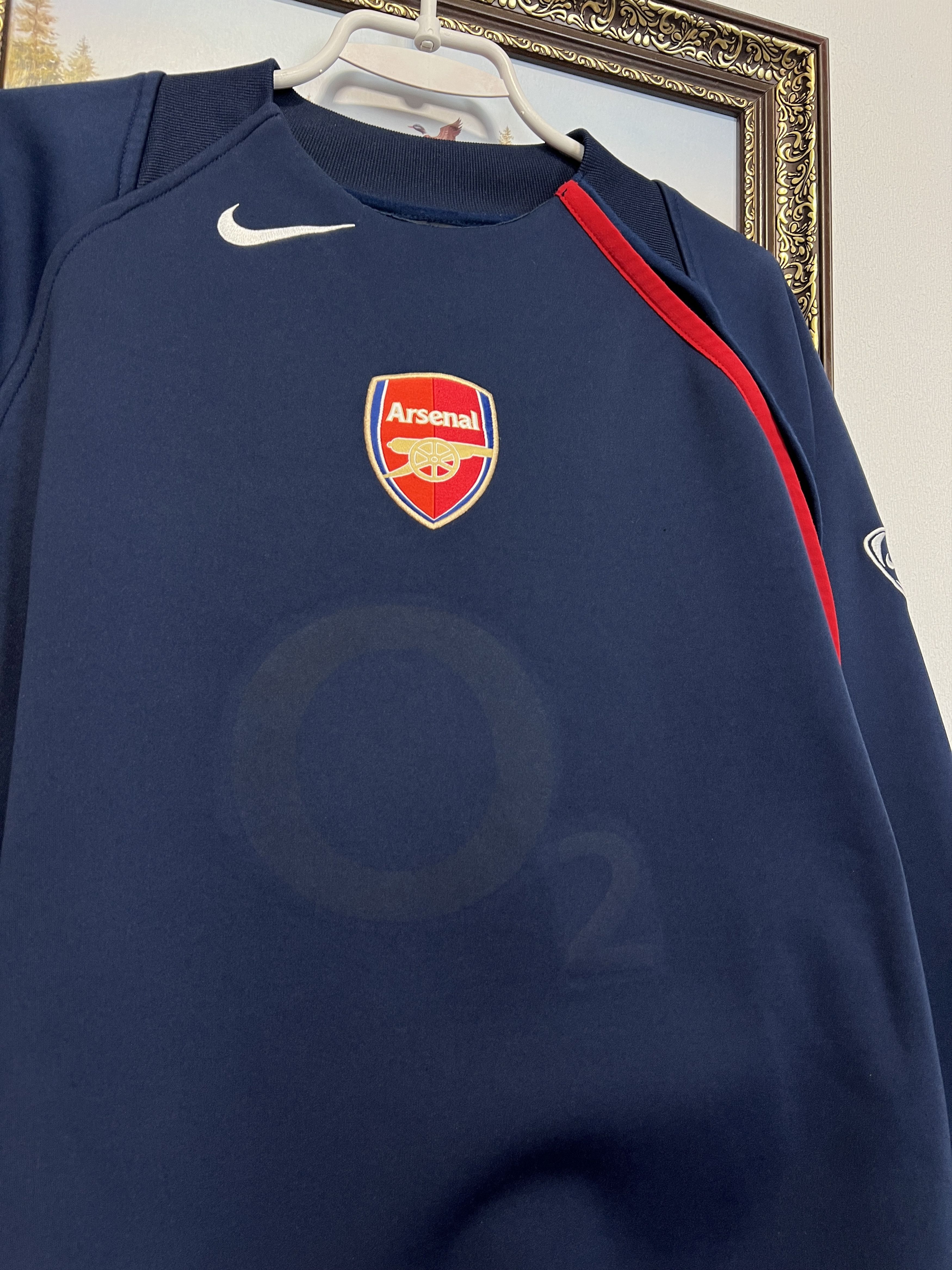 Nike Arsenal Football Sweatshirt Soccer Crewneck Track Top Size US XL / EU 56 / 4 - 6 Thumbnail