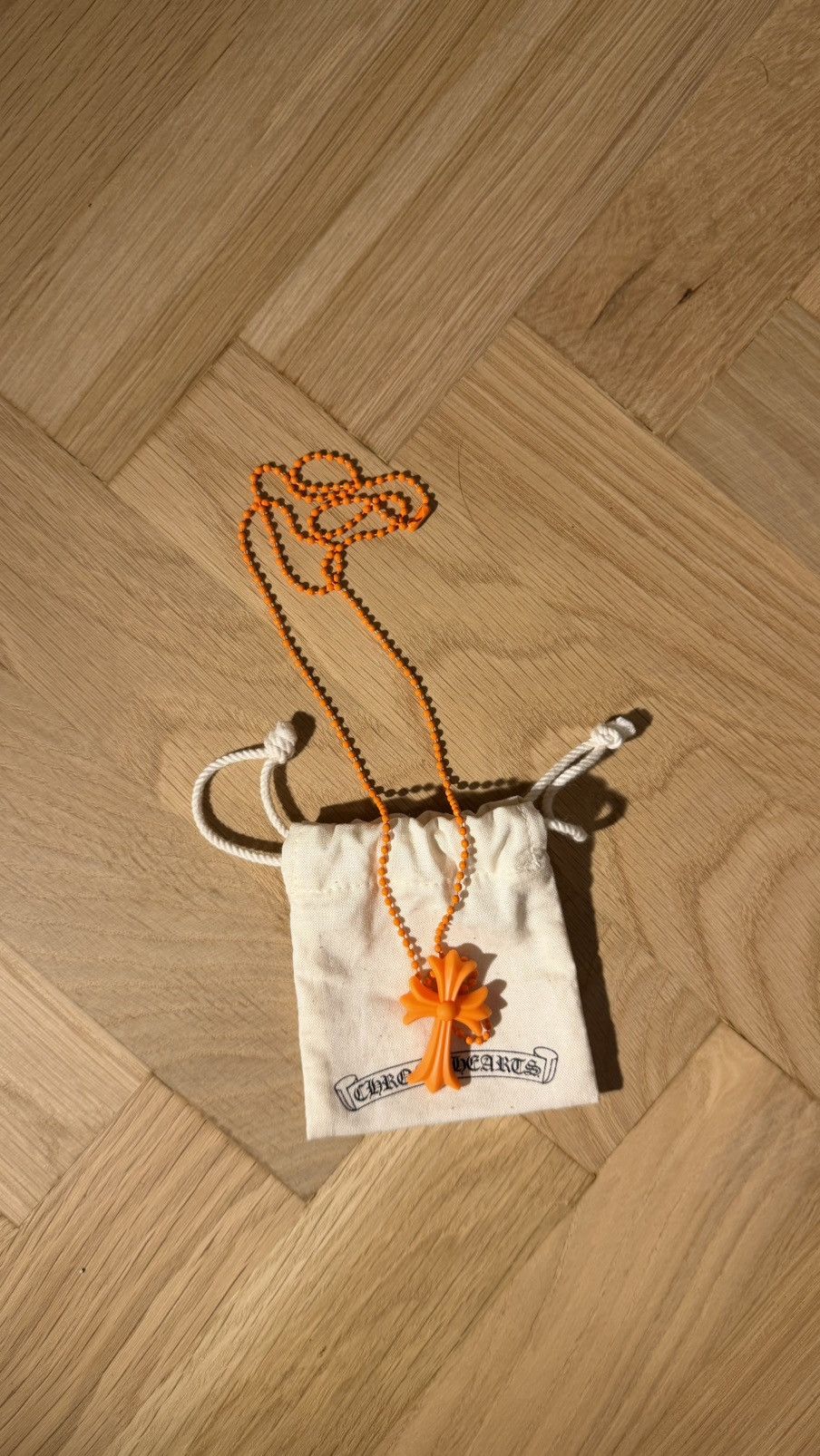 Chrome Hearts Chrome Hearts orange silicone necklace Size ONE SIZE - 10 Thumbnail