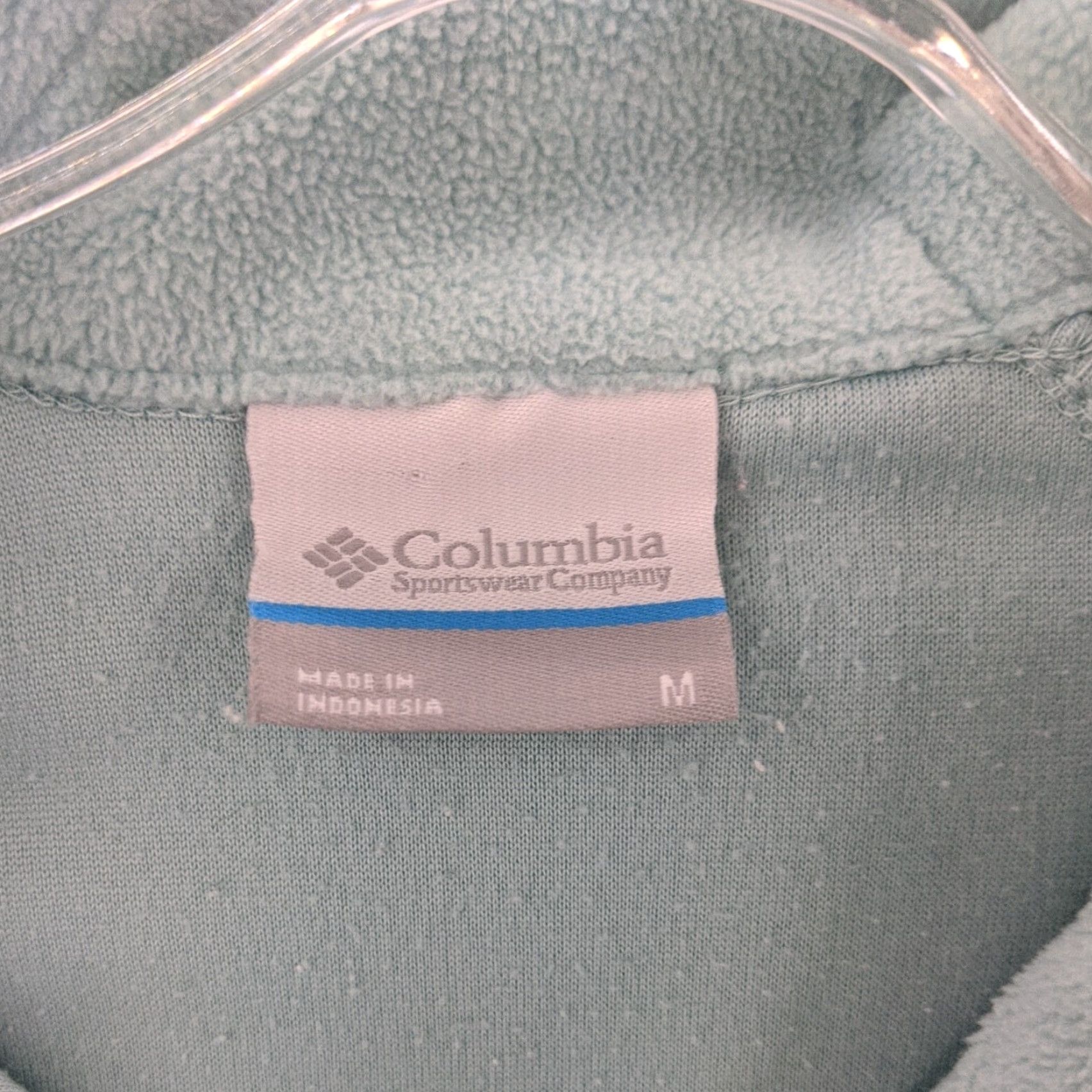 Vintage Columbia Fleece Pullover Shirt Women's M Blue Long Sleeve 1/4 Zip Sweater Size M / US 6-8 / IT 42-44 - 7 Thumbnail
