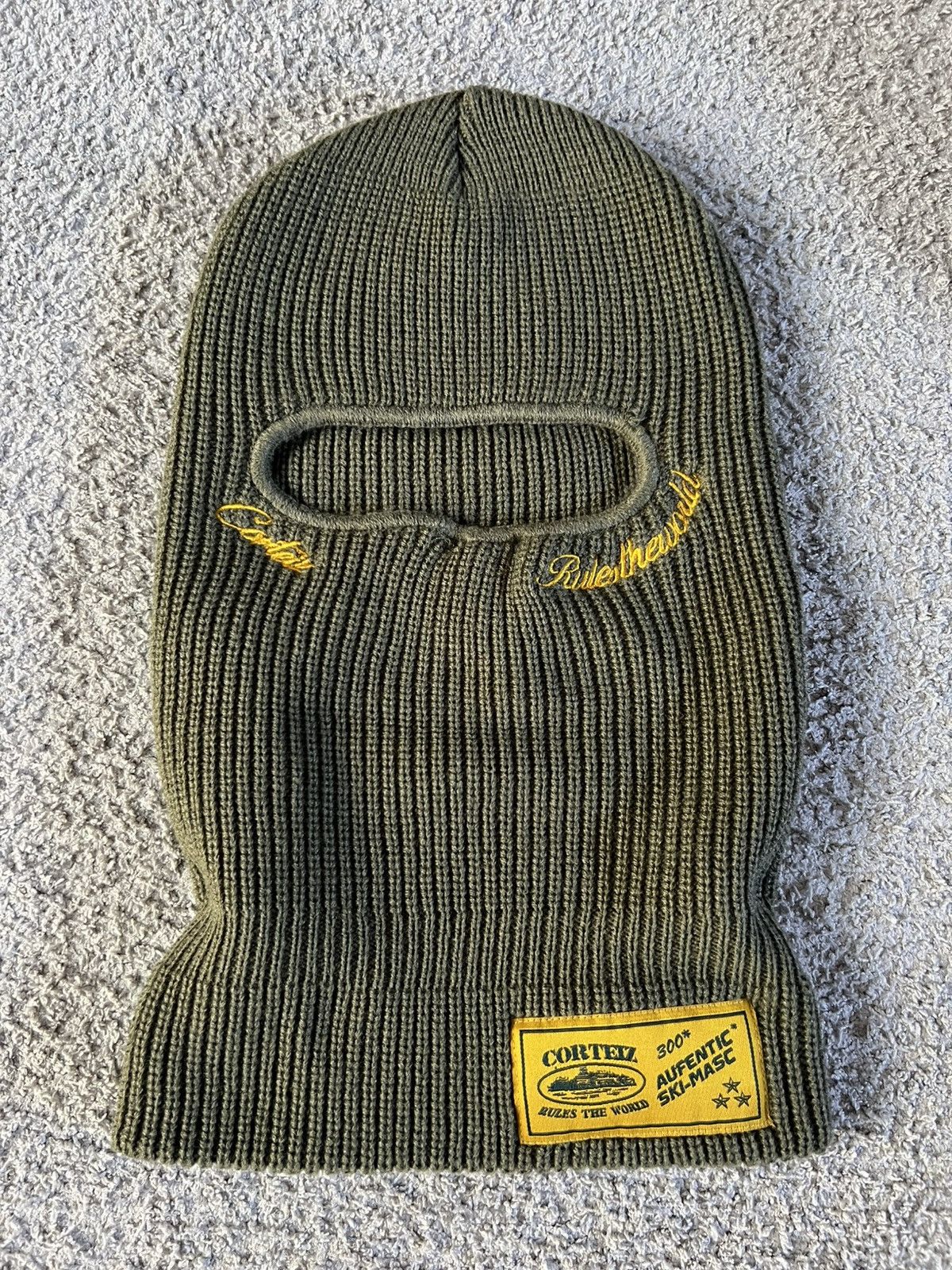 Corteiz Corteiz Army Green Balaclava Size ONE SIZE - 1 Thumbnail
