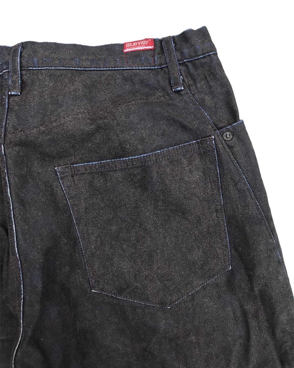 Japanese Brand Vintage Dyed Blue Way Denim Size US 32 / EU 48 - 7 Thumbnail