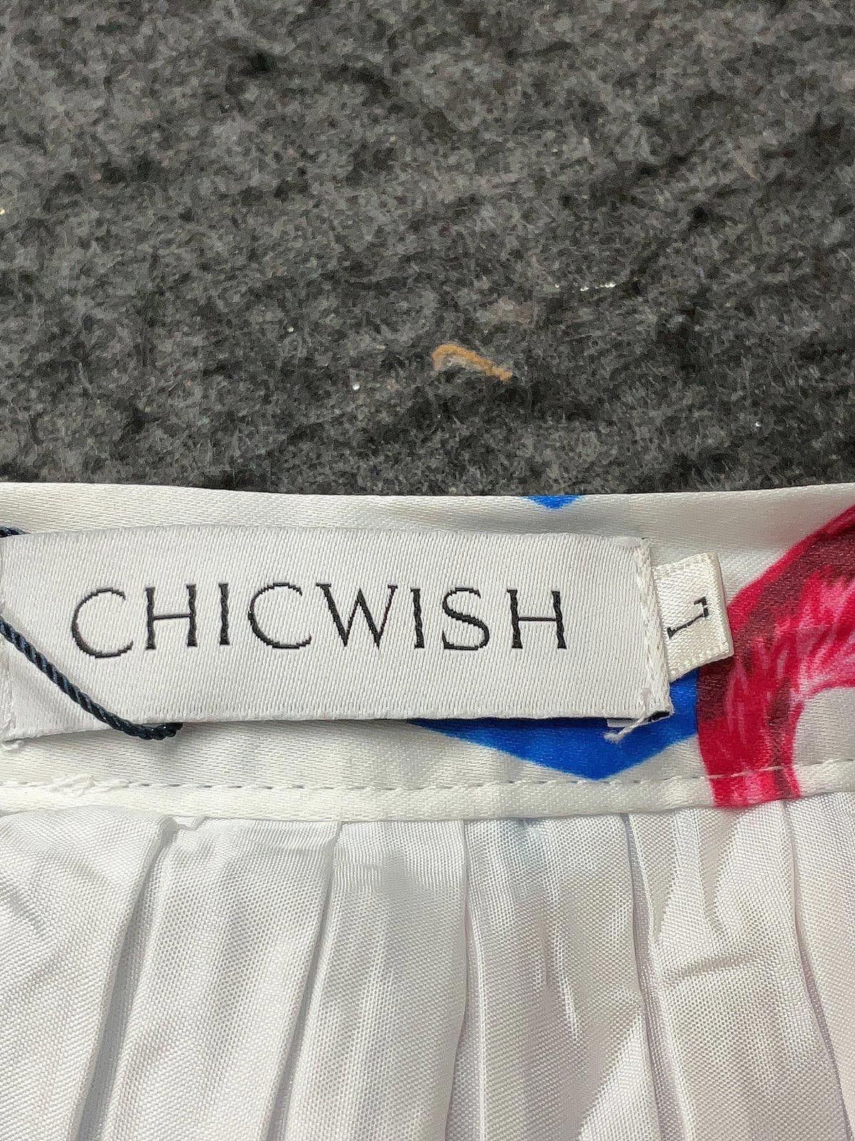 Designer Chicwish Stripped Flamingo Skirt Size 36" / US 14 / IT 50 - 3 Thumbnail