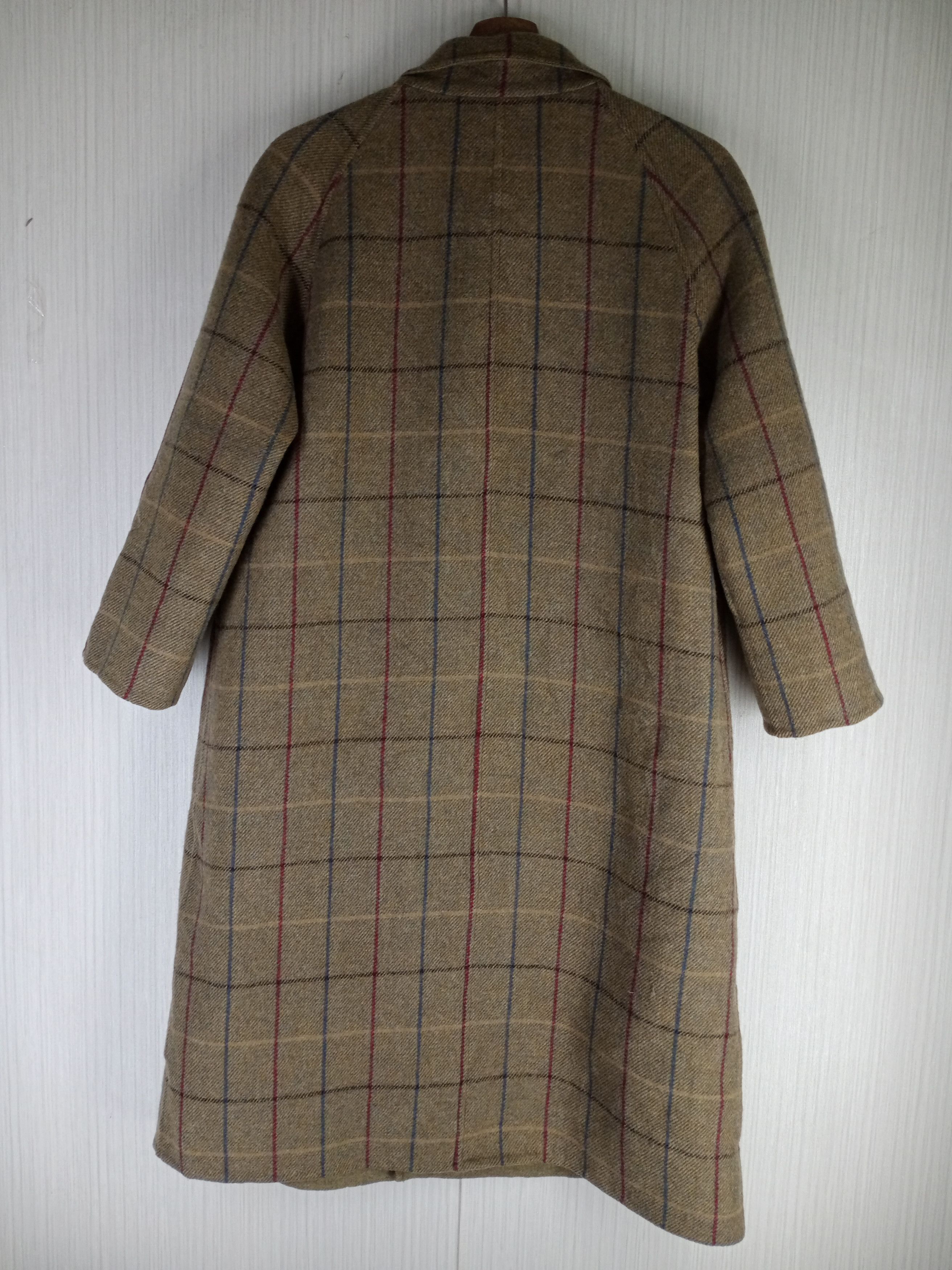 Burberry Rare Vintage 80s Burberrys Reversible Wool Long Jacket Size US M / EU 48-50 / 2 - 13 Thumbnail