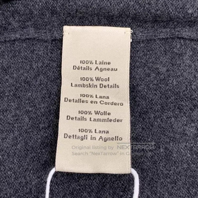 Hermes Hermes Black wool round neck long sleeve knit sweater Size US M / EU 48-50 / 2 - 8 Thumbnail