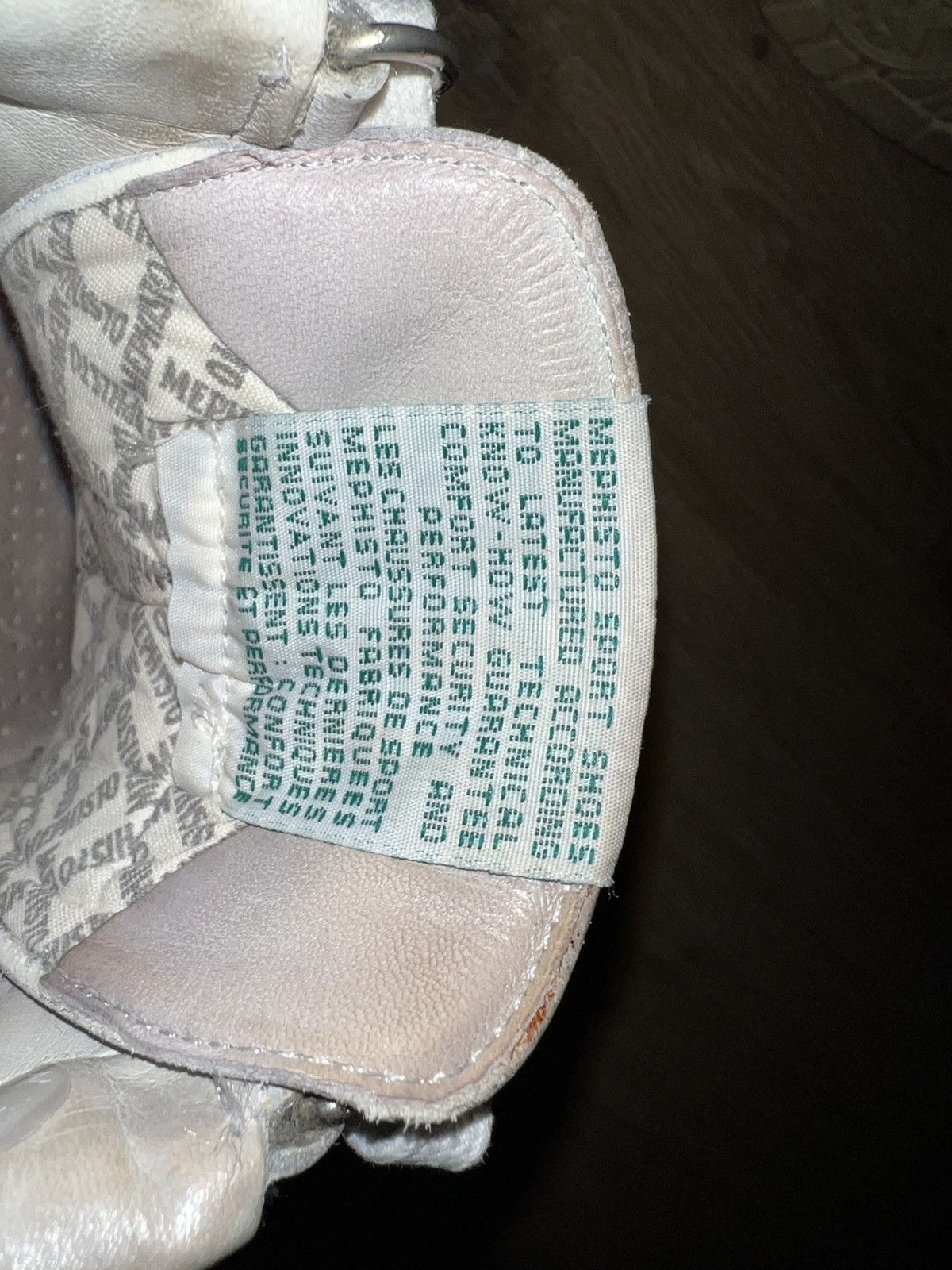 Mephisto Mephisto Rare White RunOff Leather Sneaker size 10 Size US 9.5 / EU 42-43 - 2 Thumbnail