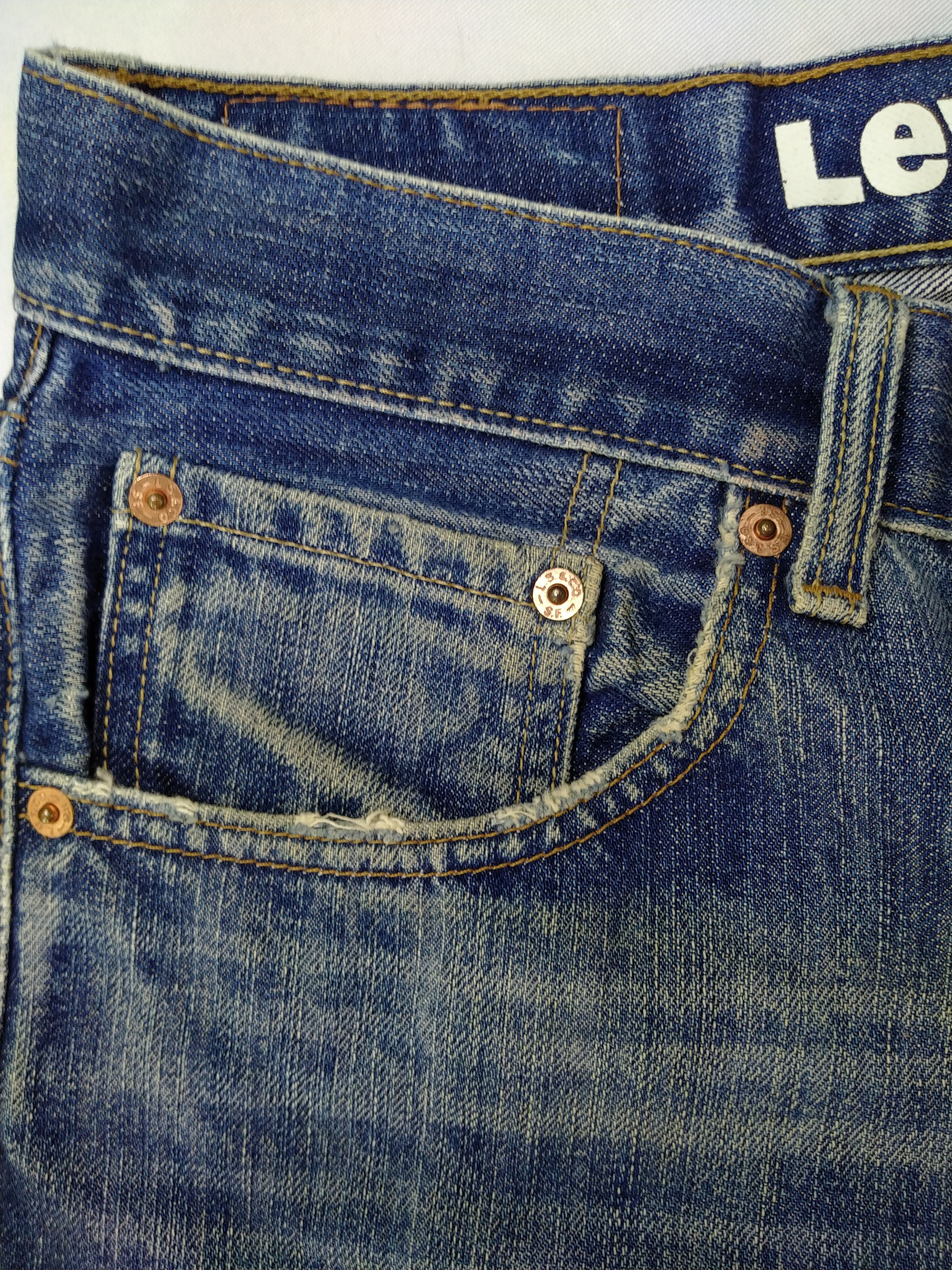 Levi's Vintage Levi's 503 Loose Straight Distressed Denim -JN571 Size US 32 / EU 48 - 10 Thumbnail