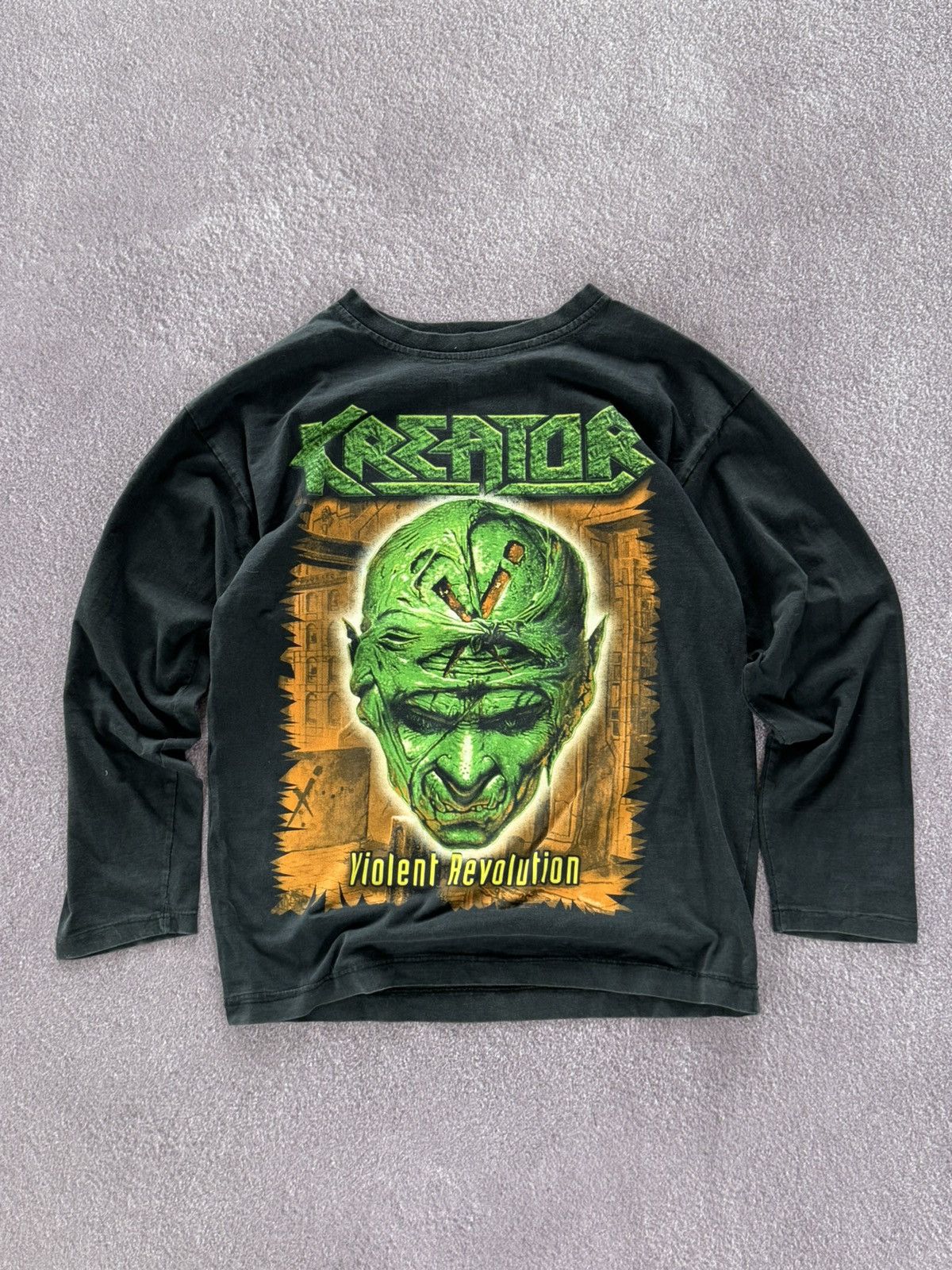 Band Tees Vintage 1990’s Kreator Trashed Design Faded Band T-shirt Size US M / EU 48-50 / 2 - 1 Thumbnail
