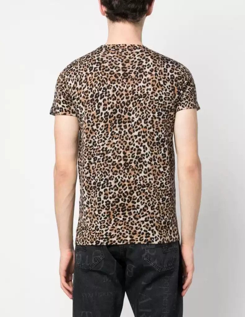 Martine Rose Martine Rose leopard print wool T-shirt -2507 Size US M / EU 48-50 / 2 - 7 Thumbnail