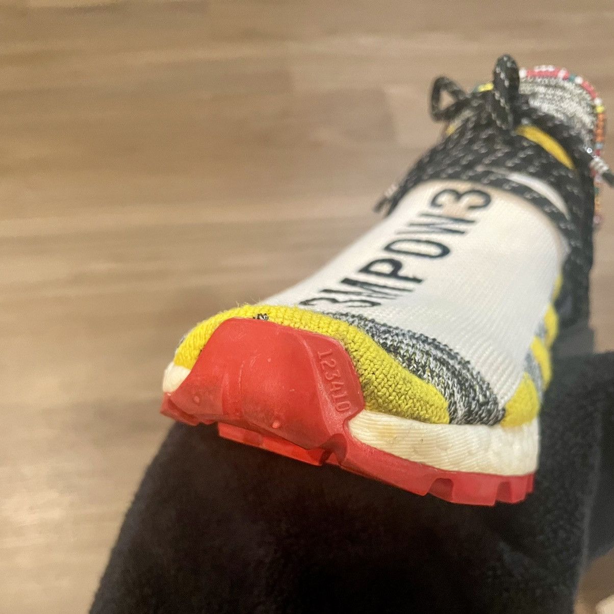 Adidas × Pharrell adidas NMD Hu Pharrell Solar Pack Red Size US 10 / EU 43 - 10 Thumbnail