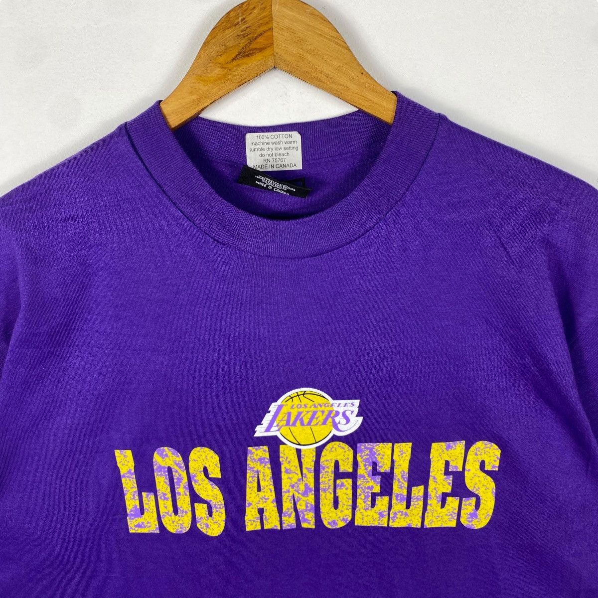 NBA Vintage 90's LOS ANGELES LAKERS Logo Graphic Unworn Tee Size US L / EU 52-54 / 3 - 2 Thumbnail
