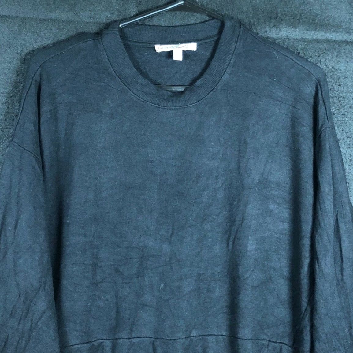 Express Express Sweater Womens Black Crew Neck Long Sleeve Small Super Soft Stretch Size S / US 4 / IT 40 - 2 Thumbnail