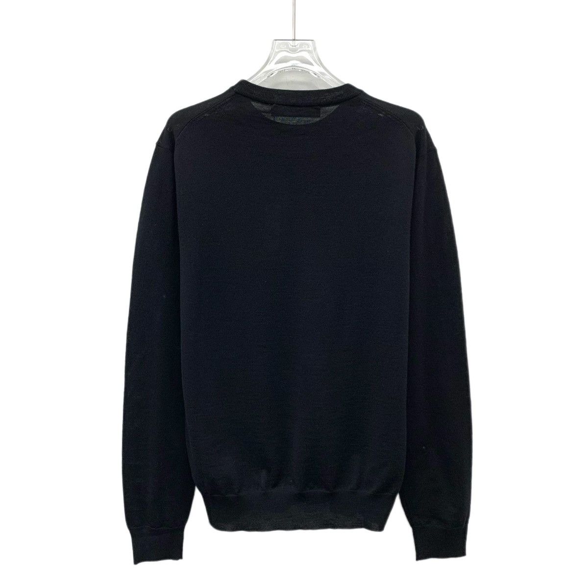 Versace Versace Black Wool Long Sleeve Knit Sweater K26WX Size US S / EU 44-46 / 1 - 2 Thumbnail