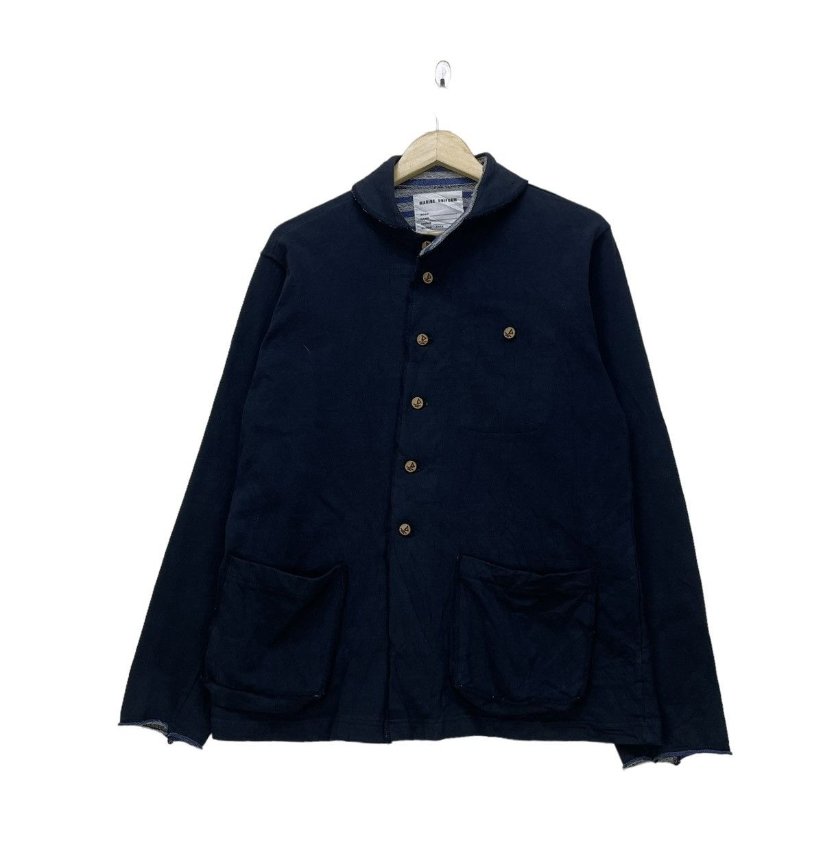 45rpm Vintage Japanese Brand Us Marine Uniform Shawl Collar Jacket Size US M / EU 48-50 / 2 - 1 Thumbnail