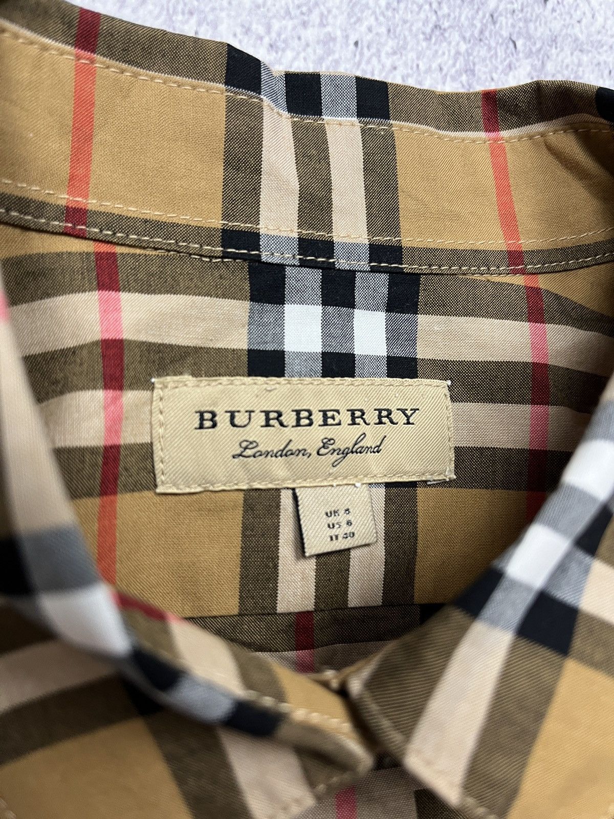Burberry Burberry London England Nova Check Full Pattern Shirt Luxury Size S / US 4 / IT 40 - 9 Thumbnail