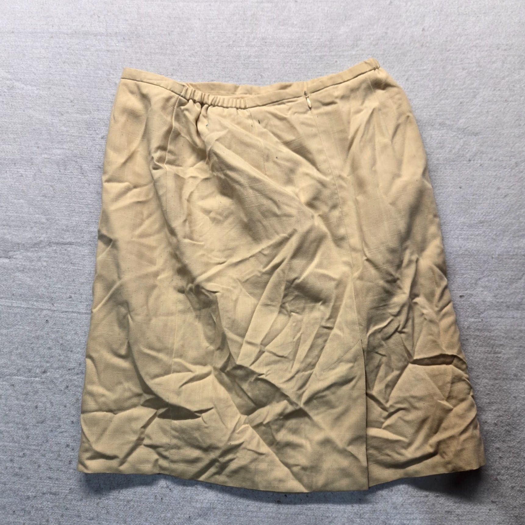 Worthington Worthington Skirt Adult Women Size 12 Yellow Business Pencil Short Women Size 34" / US 12 / IT 48 - 5 Thumbnail