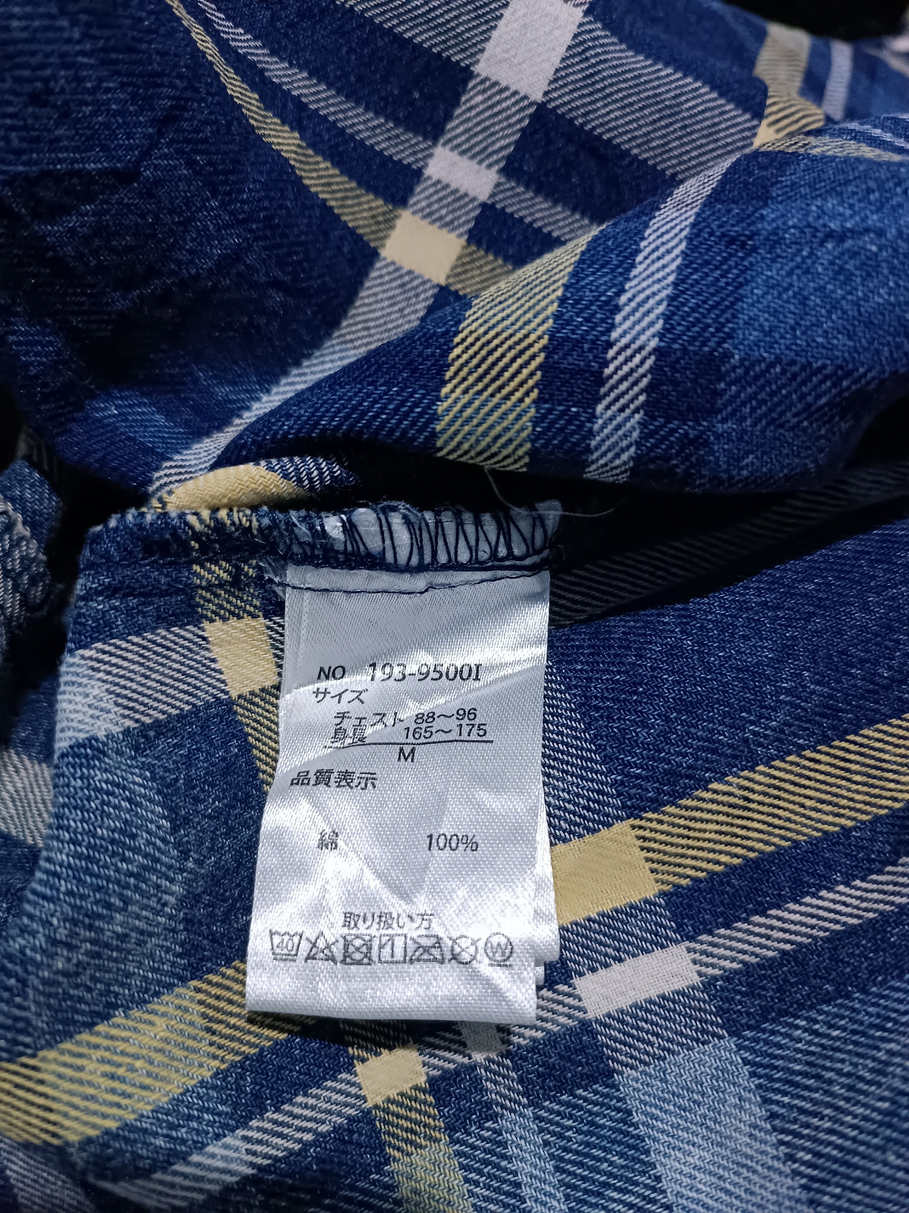 In The Attic In The Attic Indigo Check Shirt Size US M / EU 48-50 / 2 - 5 Thumbnail