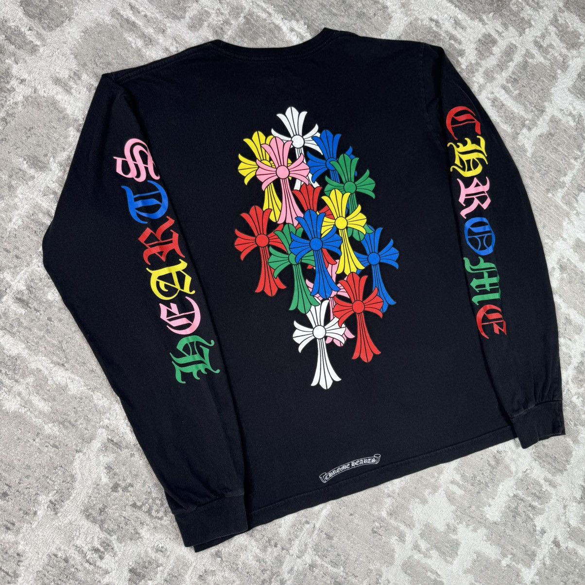Chrome Hearts Chrome Hearts Multi Color Horseshoe Long Sleeve