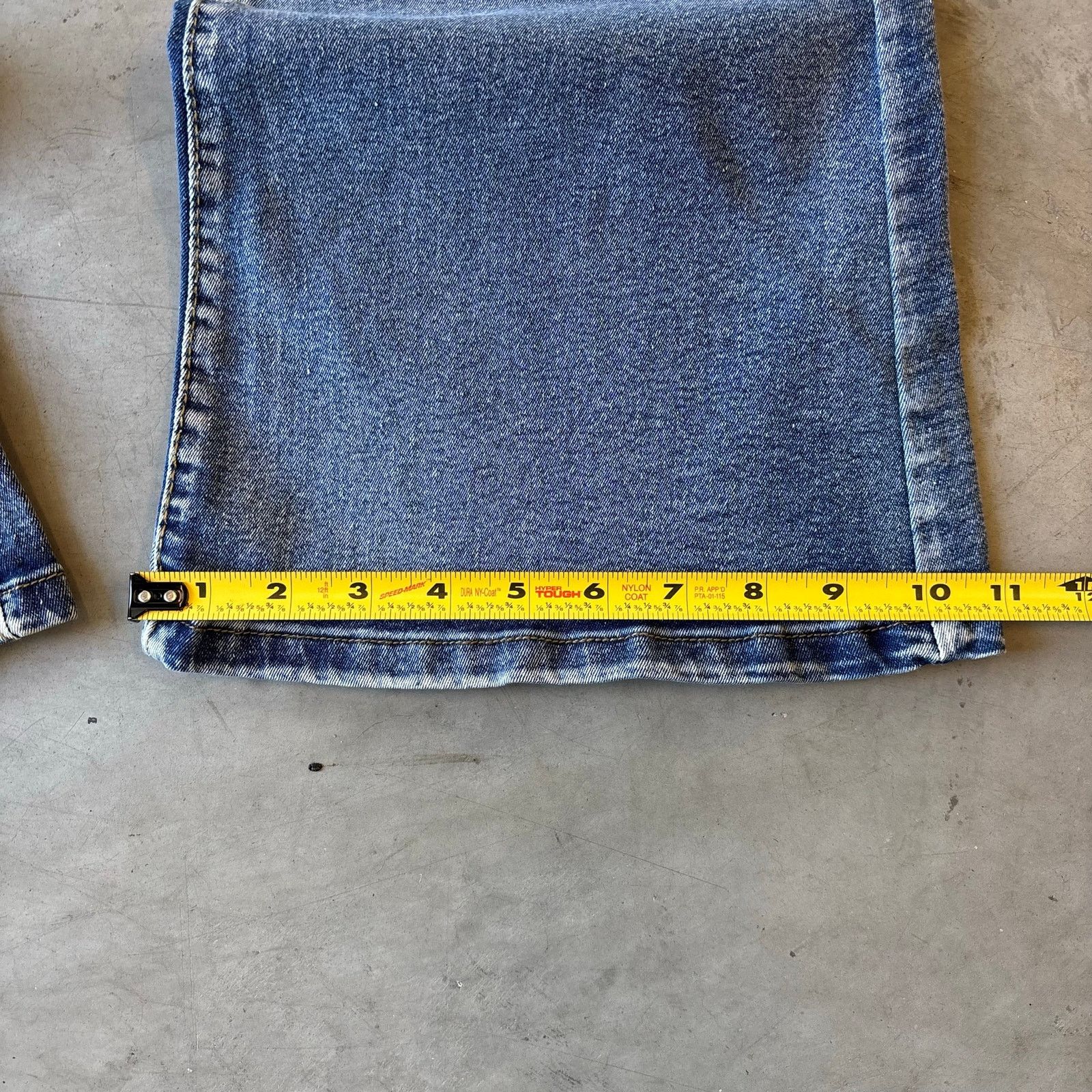 Vintage y2k faded washed bootcut flared denim jeans Size US 32 / EU 48 - 3 Thumbnail