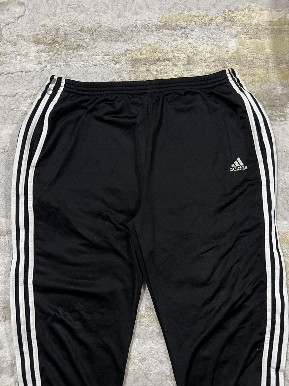 Adidas × Kanye West Y2K Adidas Equipment 3 Striped Side Button Wide Track Pants Size US 38 / EU 54 - 5 Thumbnail