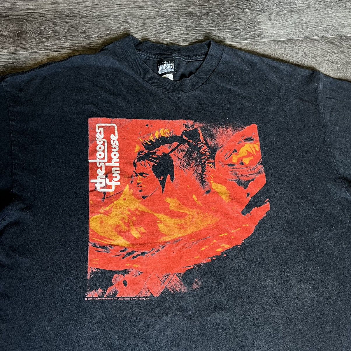 Band Tees Vintage 2005 Iggy Pop The Stooges Fun House Graphic Band Tee Size US XL / EU 56 / 4 - 3 Thumbnail