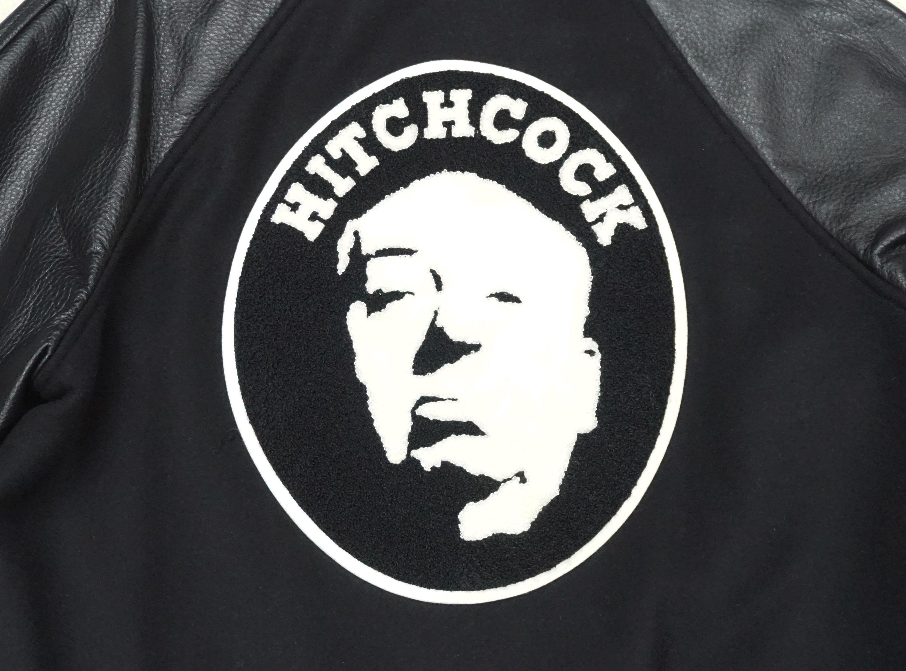Designer × Japanese Brand × Undercover 22AW Undercover "Alfred Hitchcock" Leather Varsity Jacket Size US M / EU 48-50 / 2 - 4 Thumbnail