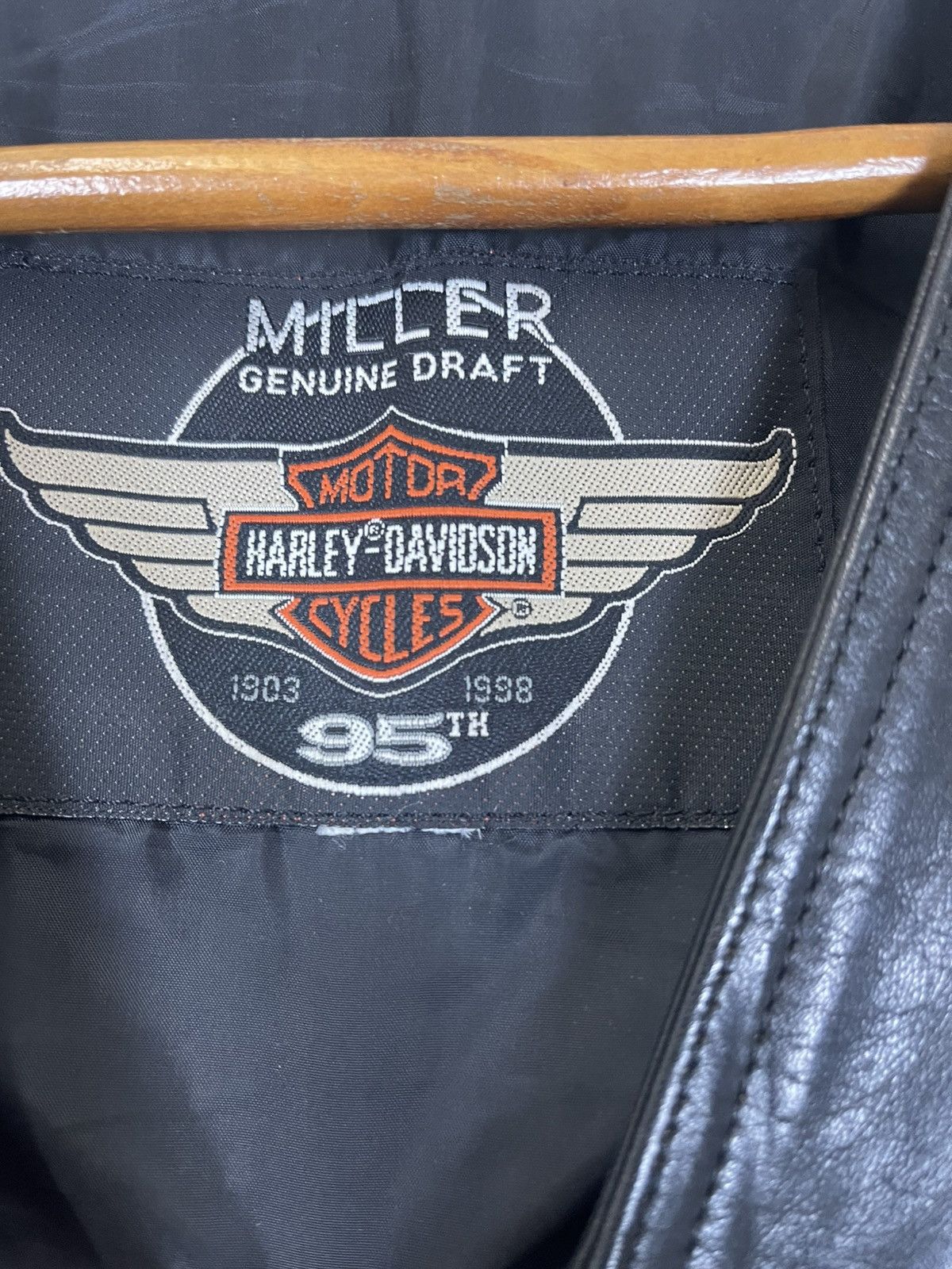 Harley Davidson HARLEY DAVIDSON LEATHER VEST Size US M / EU 48-50 / 2 - 21 Thumbnail