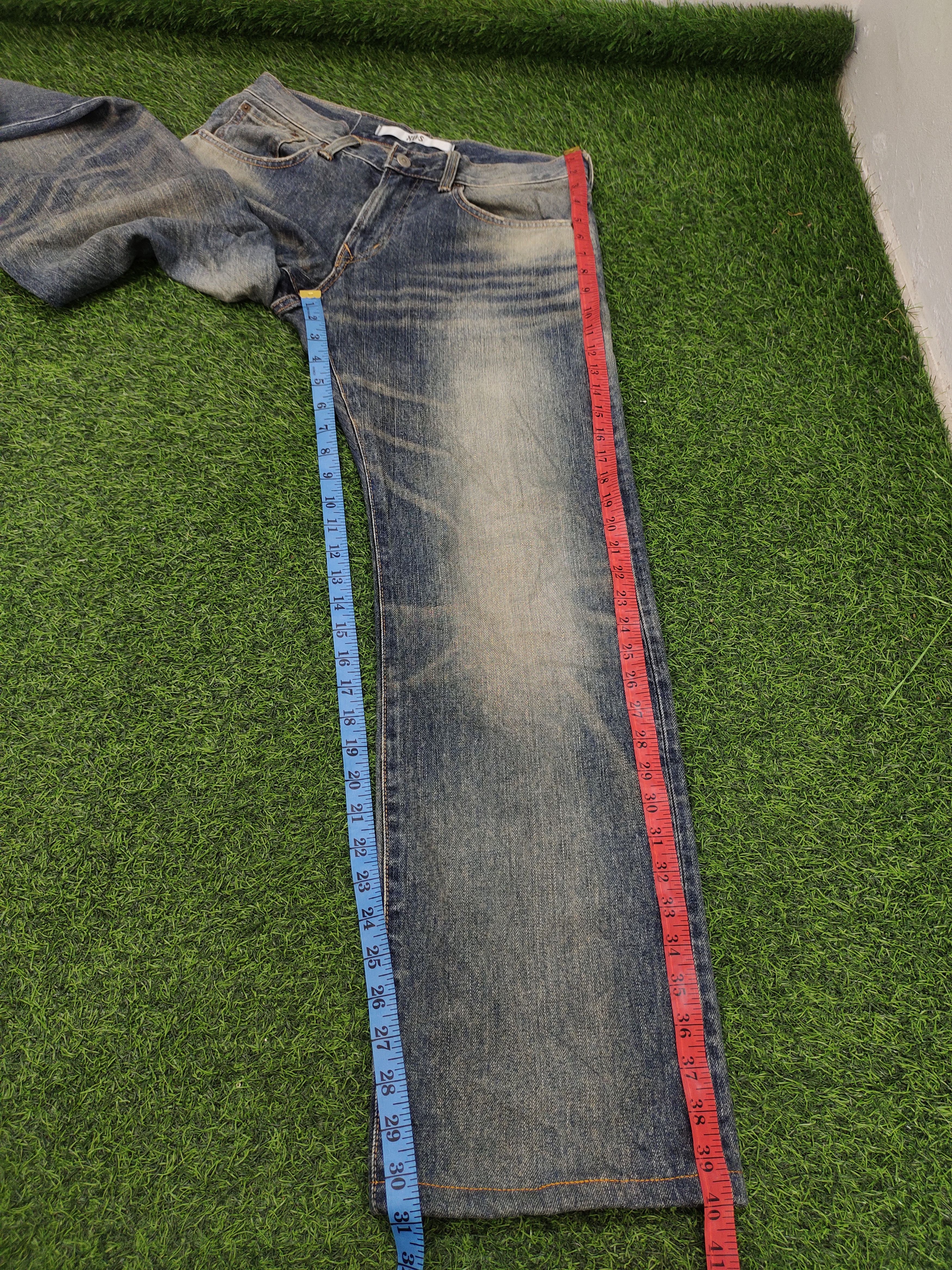 Edwin Vintage Edwin Xvs Japan Clawmark Distress Faded Jeans Size US 30 / EU 46 - 14 Thumbnail