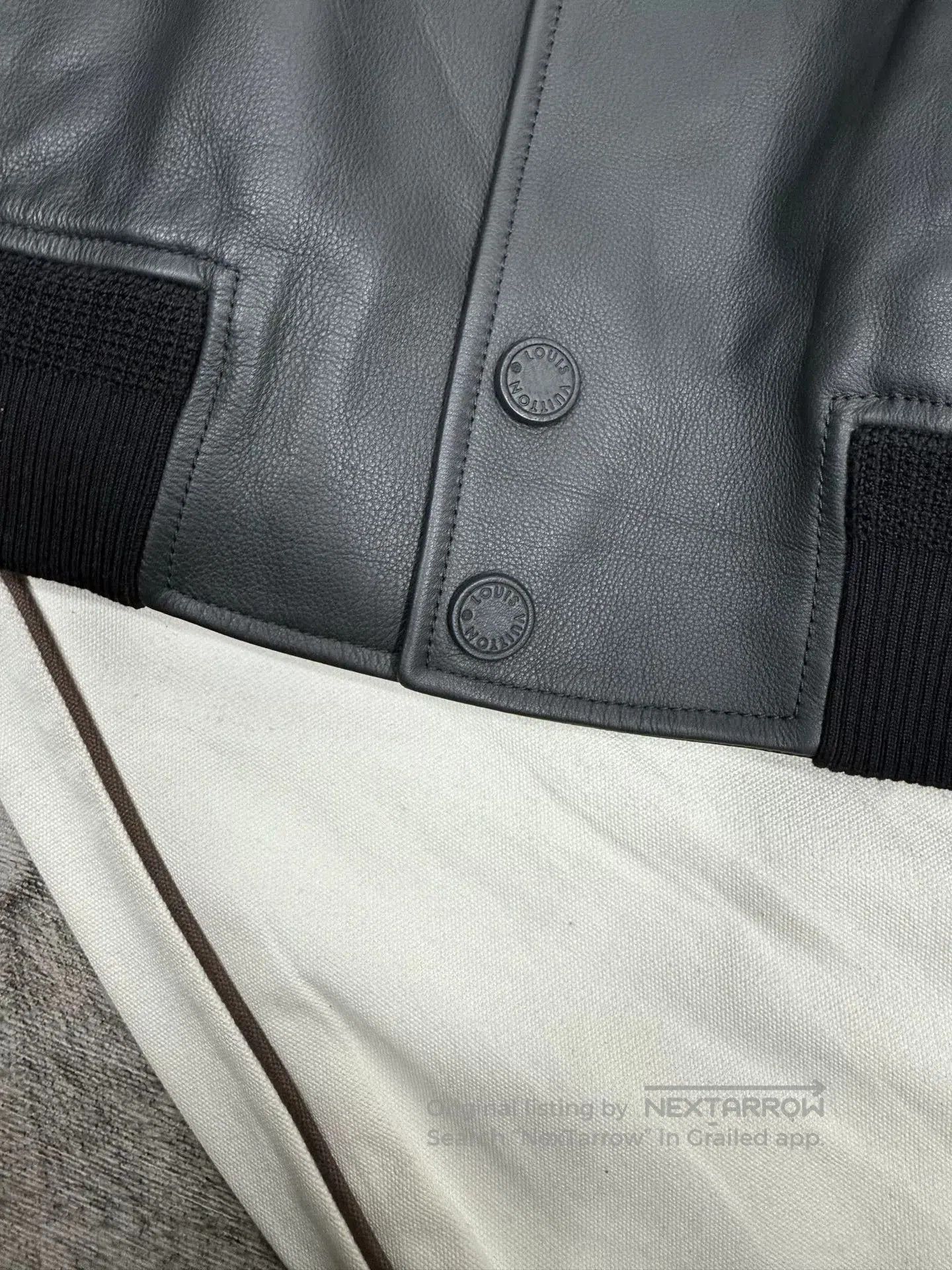 Louis Vuitton LV NBA Lambskin Baseball Leather Jacket. Size US L / EU 52-54 / 3 - 4 Thumbnail