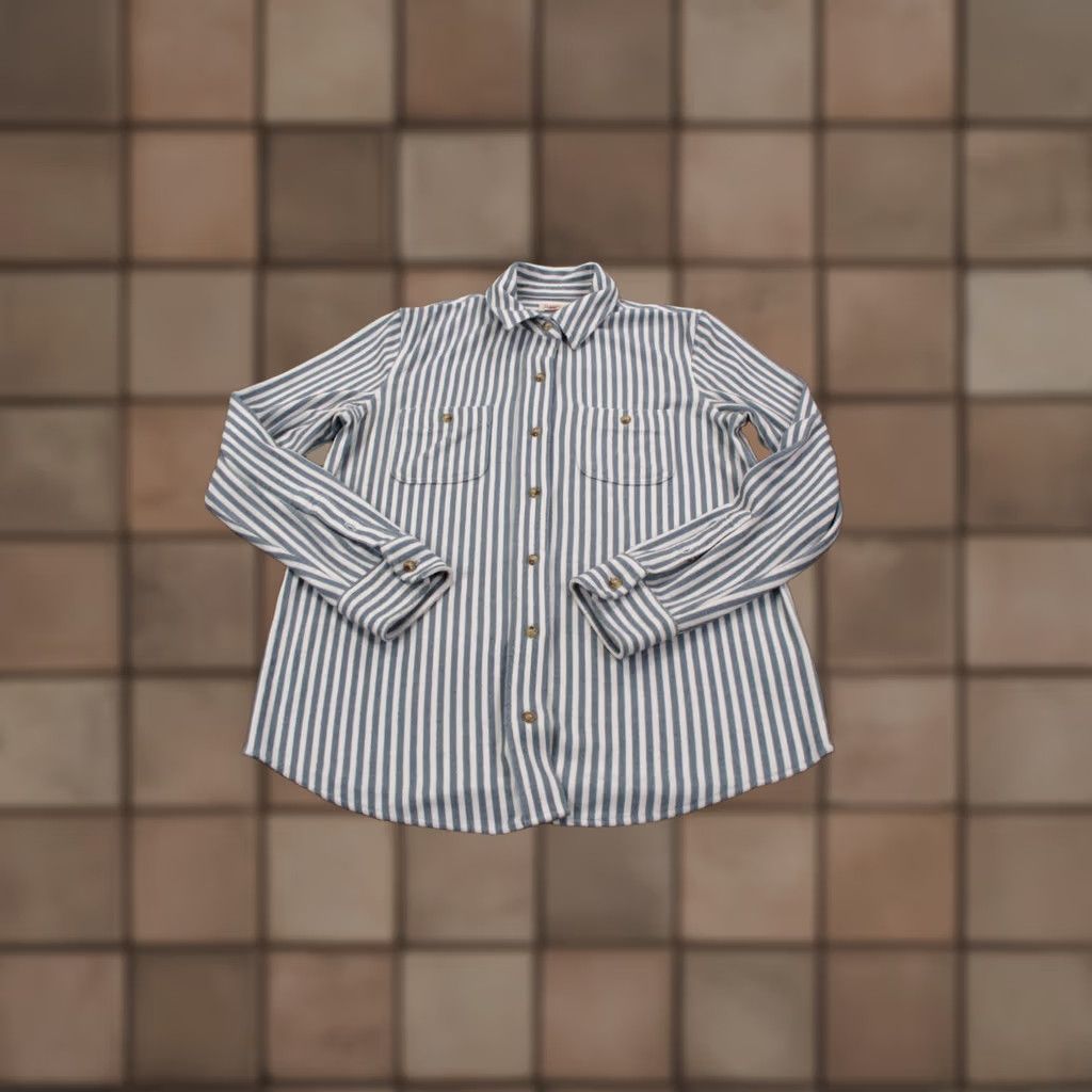 Faherty Faherty Shirt Men S Striped Lightweight Button-Up Collared Button-Down Multicolor Casual Business Long Sleeve Preppy Modern Size US S / EU 44-46 / 1 - 1 Thumbnail