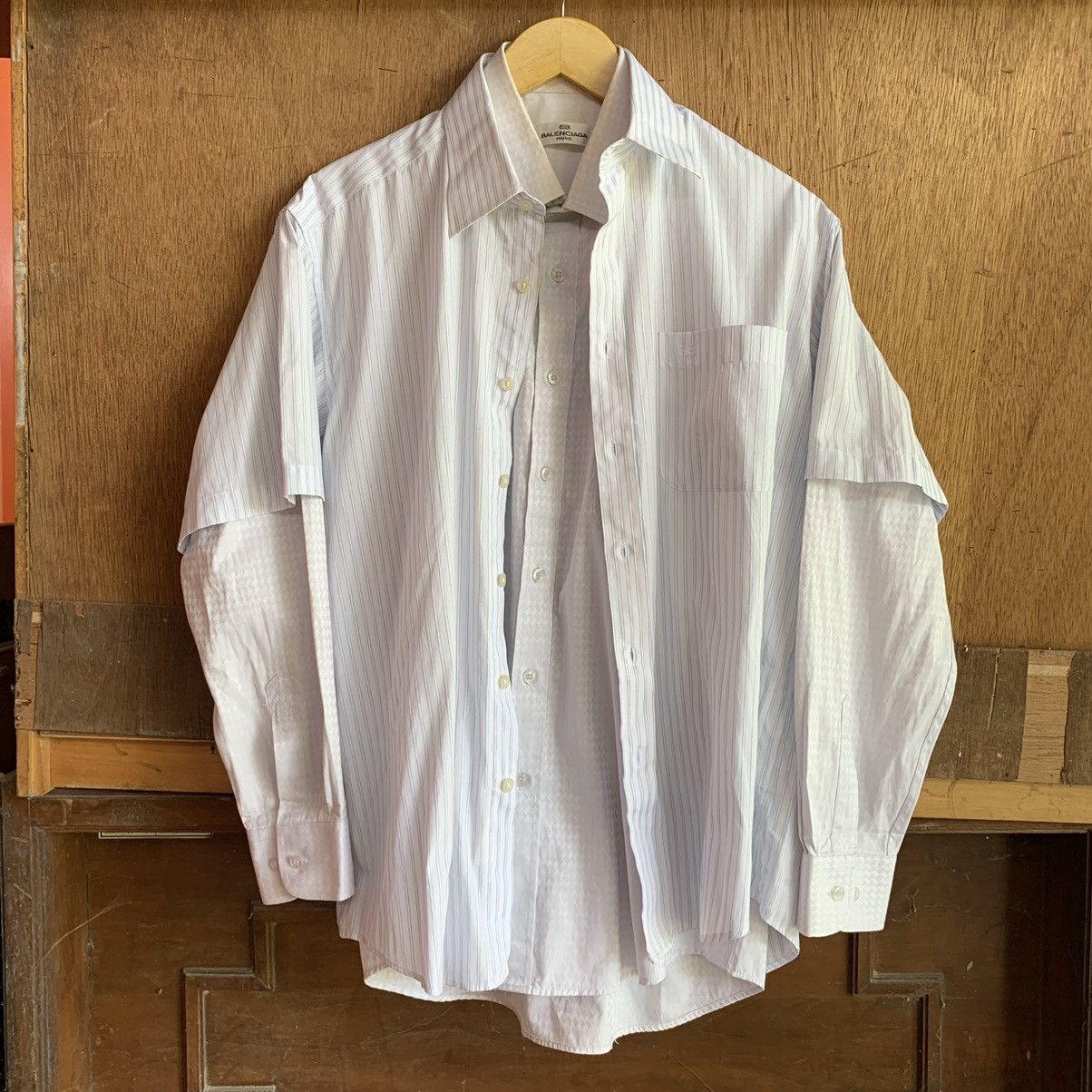 Balnciaga Double Sleeve Twist Shirt